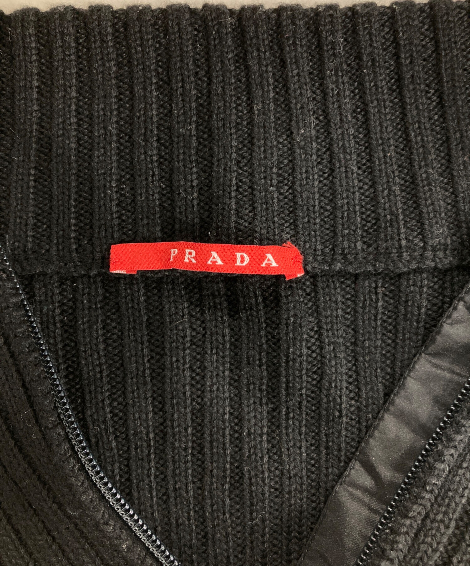 中古・古着通販】PRADA SPORTS (プラダスポーツ) ジップアップニット