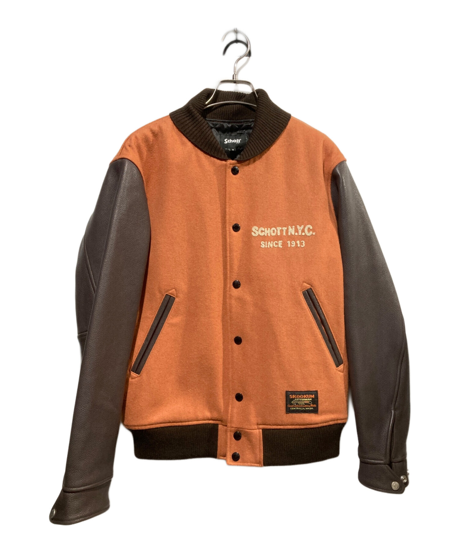 SCHOTT×SKOOKUM ショット×スクーカム スタジアムジャケット 中古・古着通販】Schott (ショット) SKOOKUM (スクーカム) スタジアム