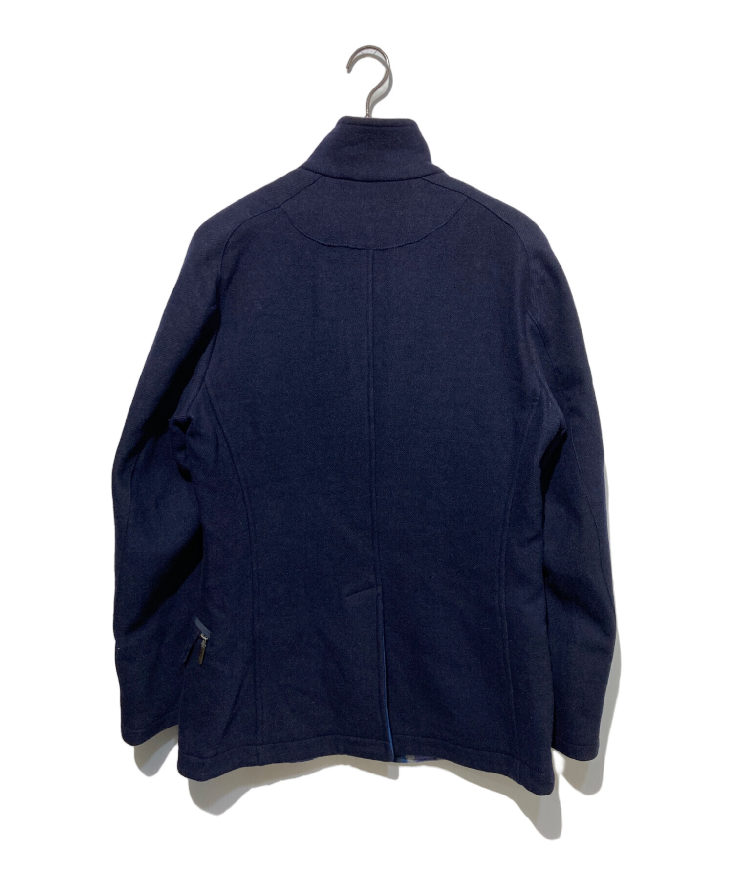 中古・古着通販】ETRO (エトロ) 裏地ストライプコート ネイビー サイズ 