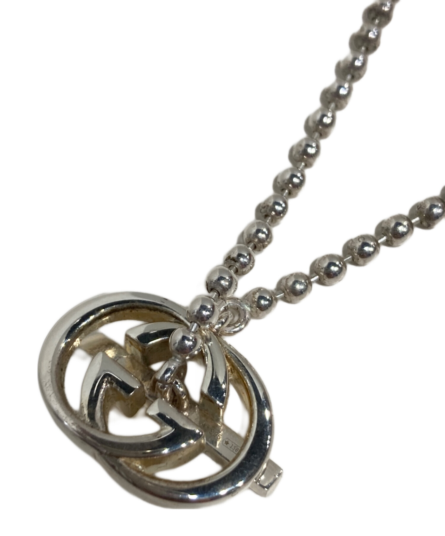 中古・古着通販】GUCCI (グッチ) Gロゴ モチーフ ペンダント 