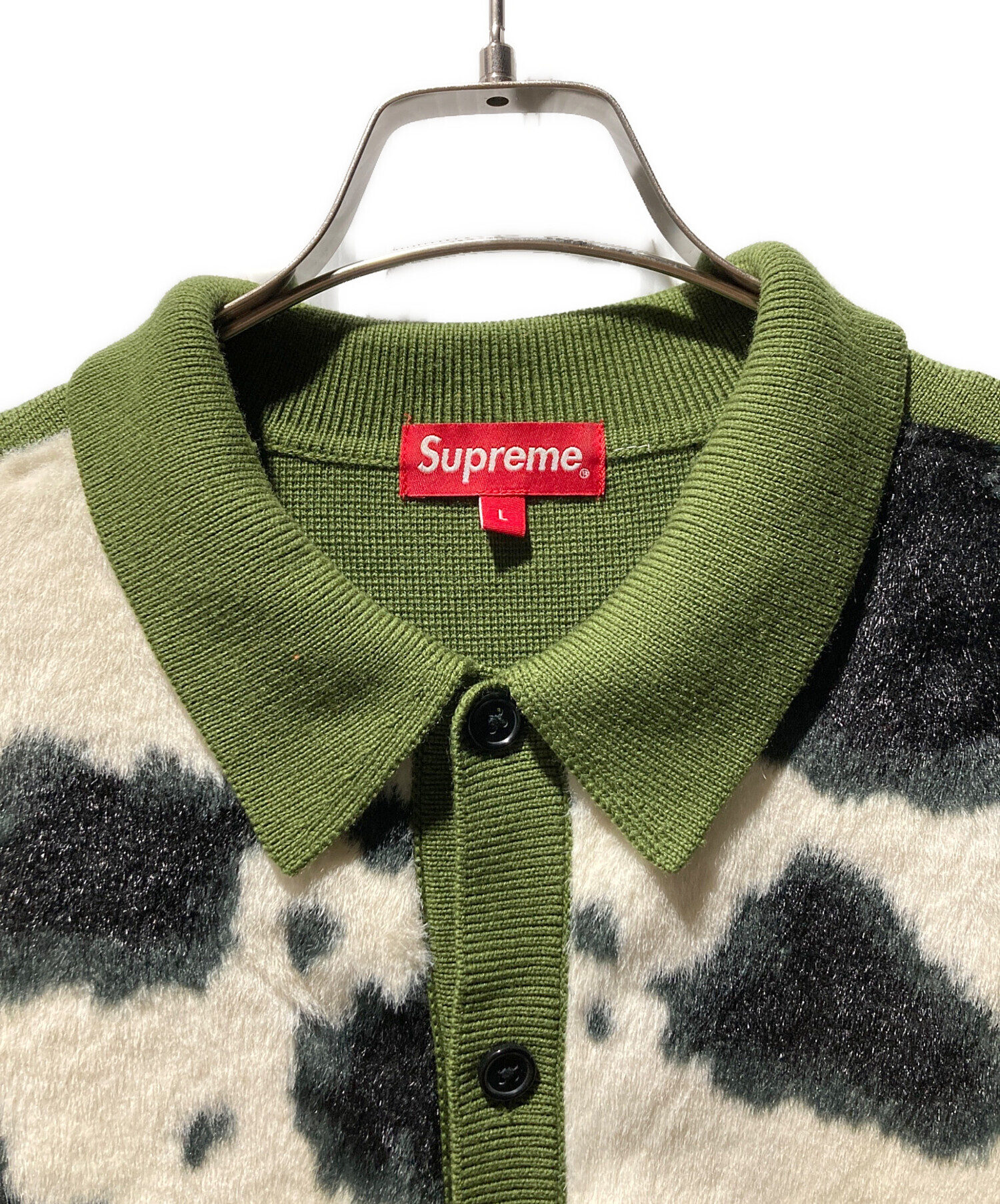 中古・古着通販】SUPREME (シュプリーム) 21SS Cow Print Cardigan