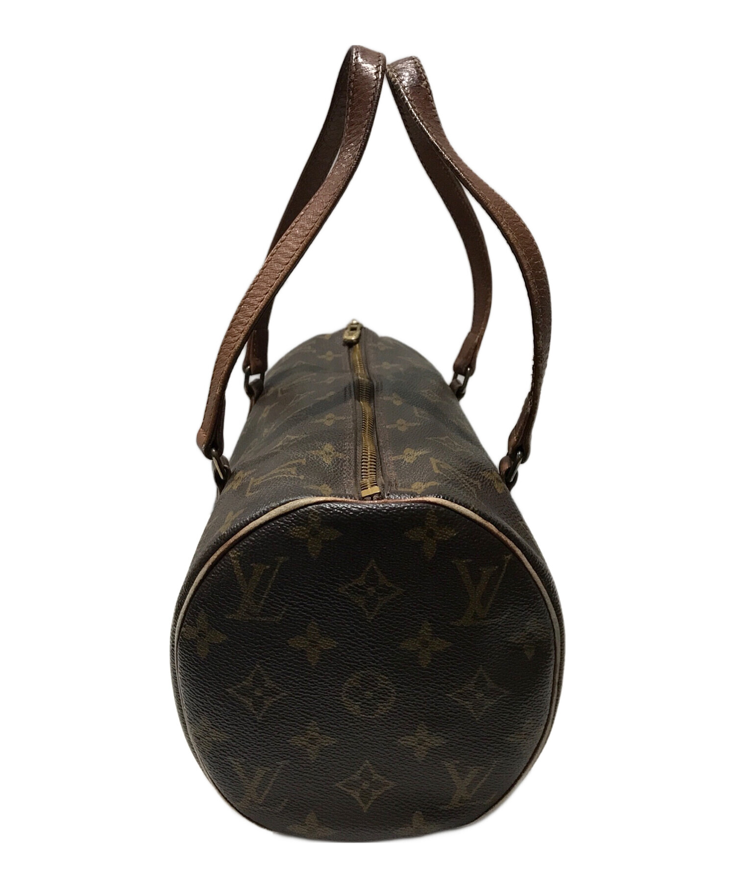 ルイ・ヴィトン ダークブラウン ミニボストンバッグ 中古・古着通販】LOUIS VUITTON (ルイ ヴィトン) ミニボストンバッグ