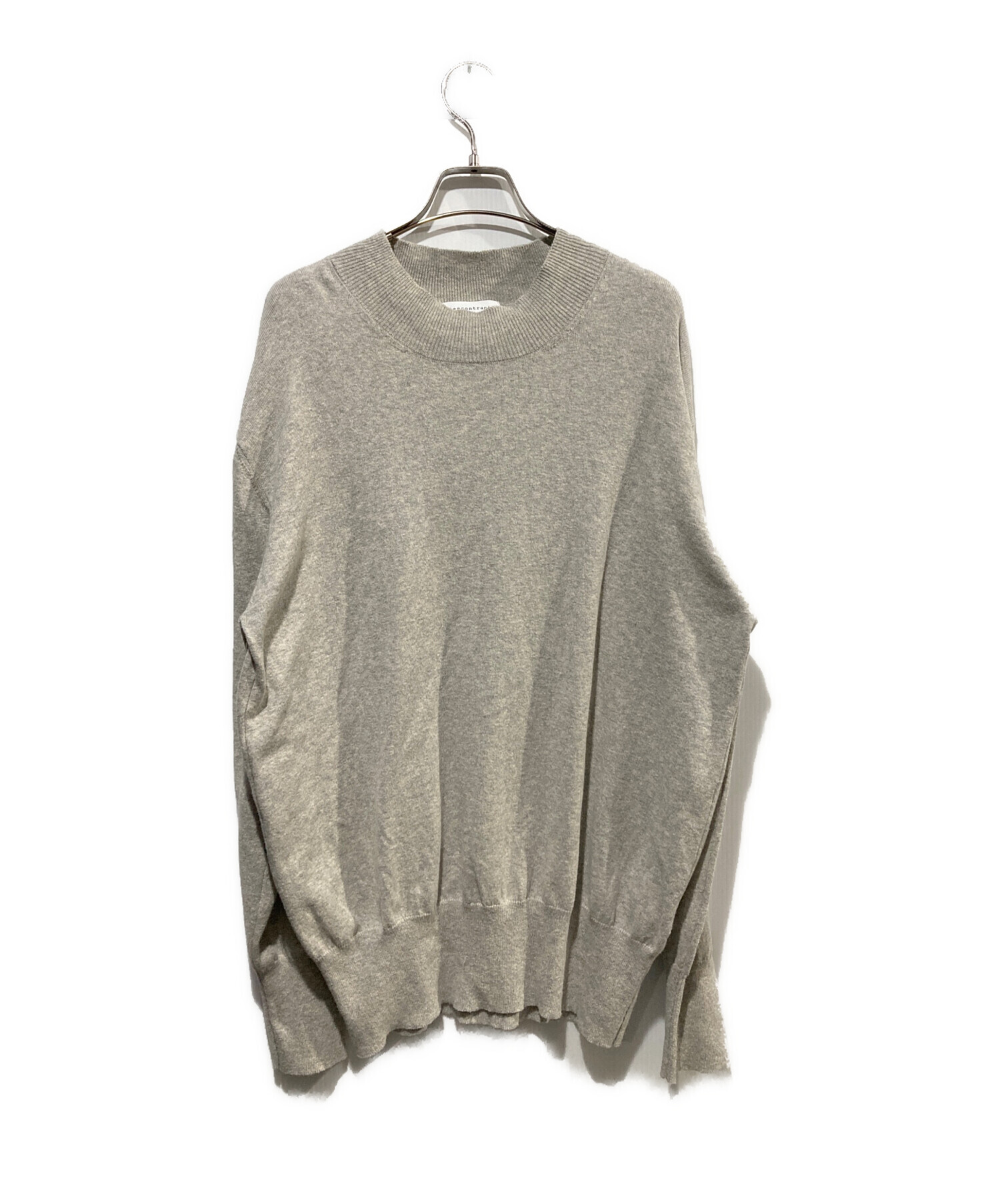 中古・古着通販】RENCONTRANT (レンコントラント) ハイゲージコットン