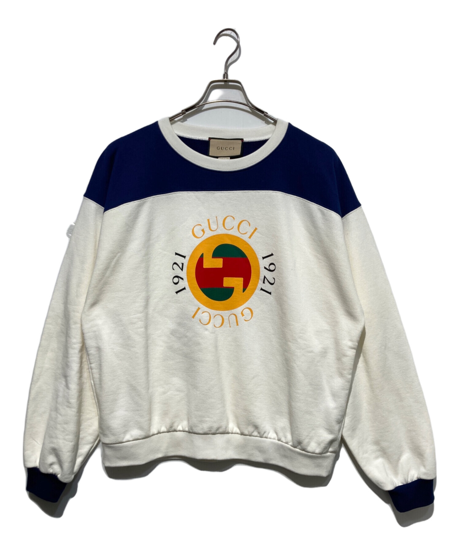 中古・古着通販】GUCCI (グッチ) ロゴスウェット ベージュ サイズ:SIZE