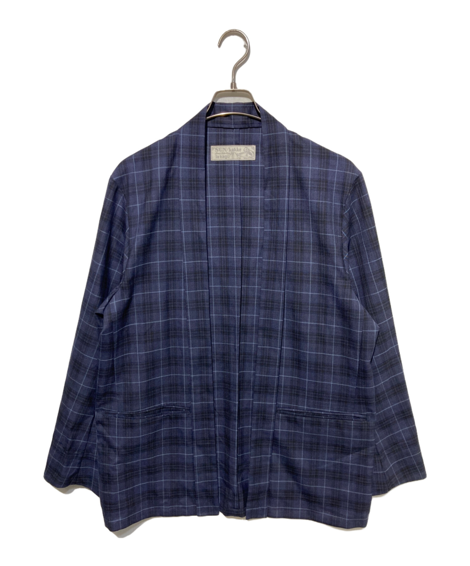 中古・古着通販】SUN/kakke (サンカッケイ) ウールジャケット ネイビー