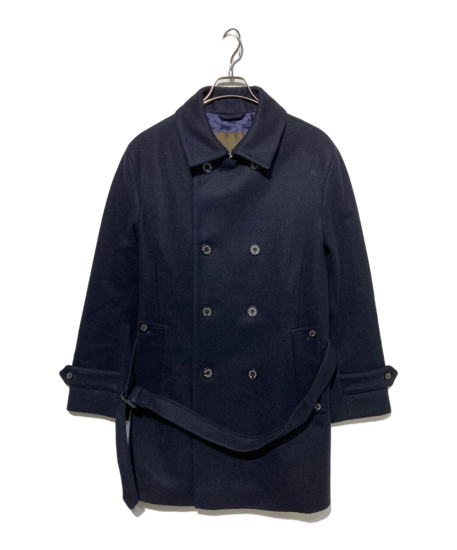 MACKINTOSH ネイビー シングルコート 42 中古・古着通販】MACKINTOSH (マッキントッシュ) ウールダブルコート