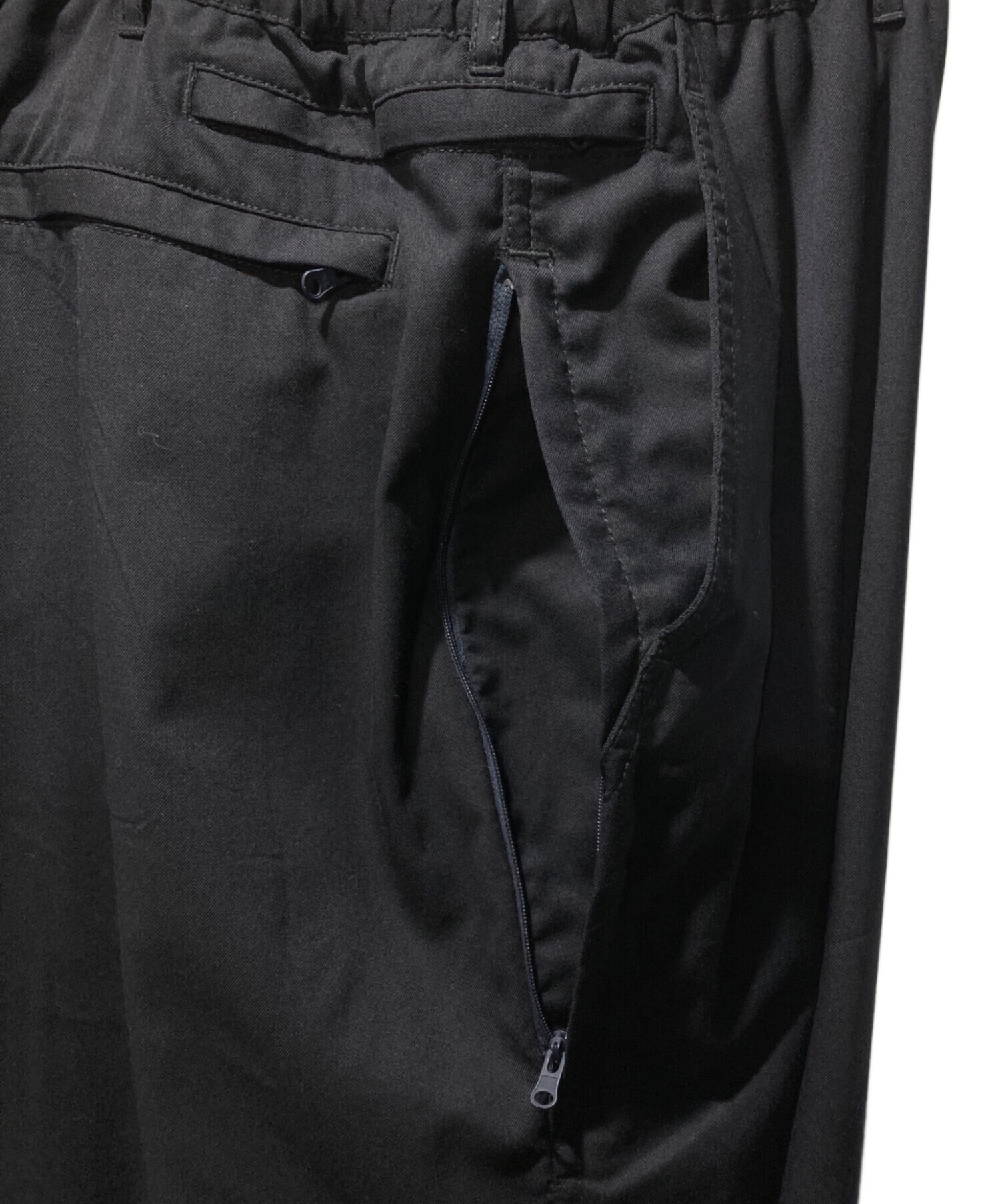 中古・古着通販】BROCHURE (ブローシュアー) WOOL EASY PANTS ネイビー