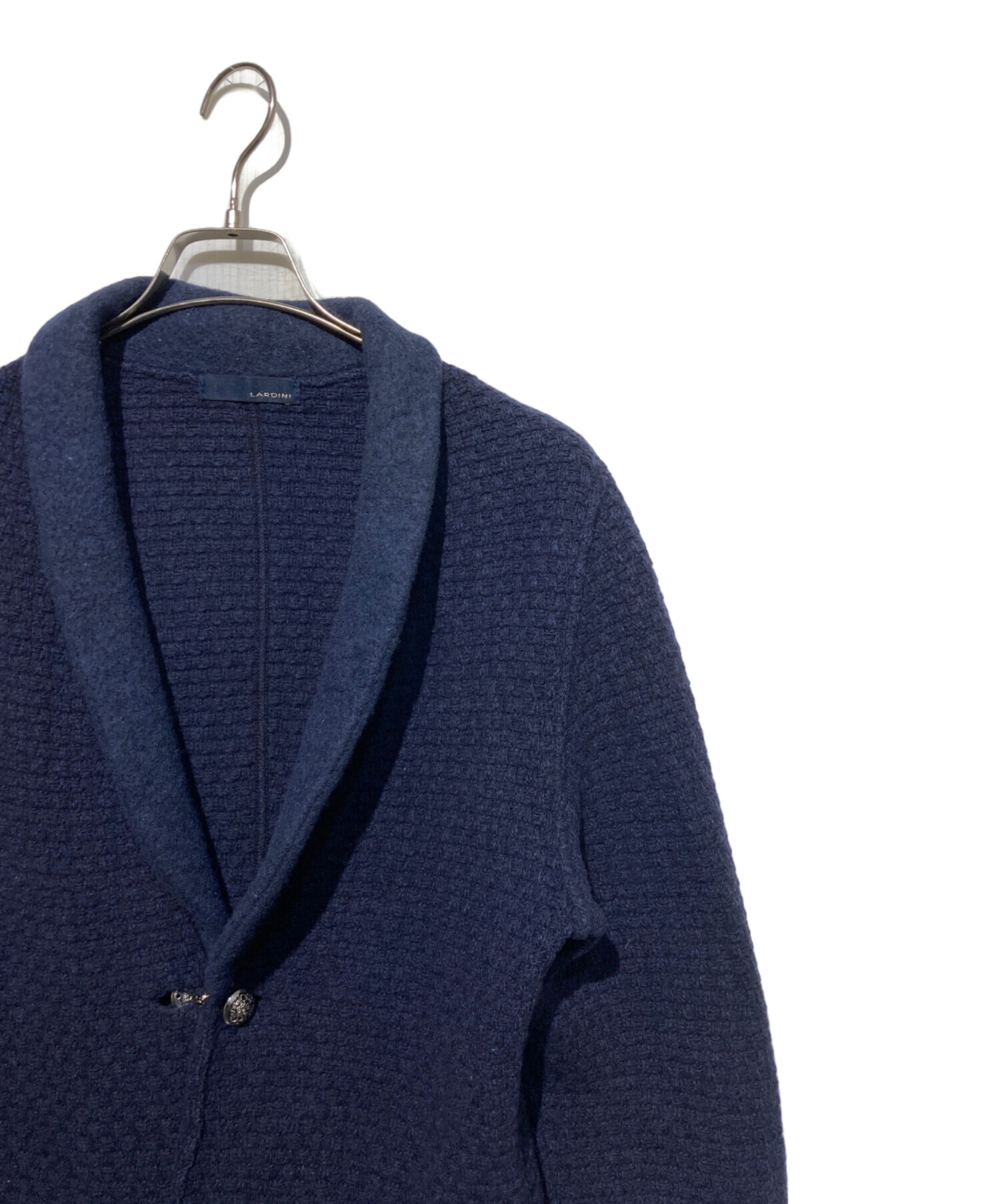 中古・古着通販】LARDINI (ラルディーニ) ニットジャケット ネイビー