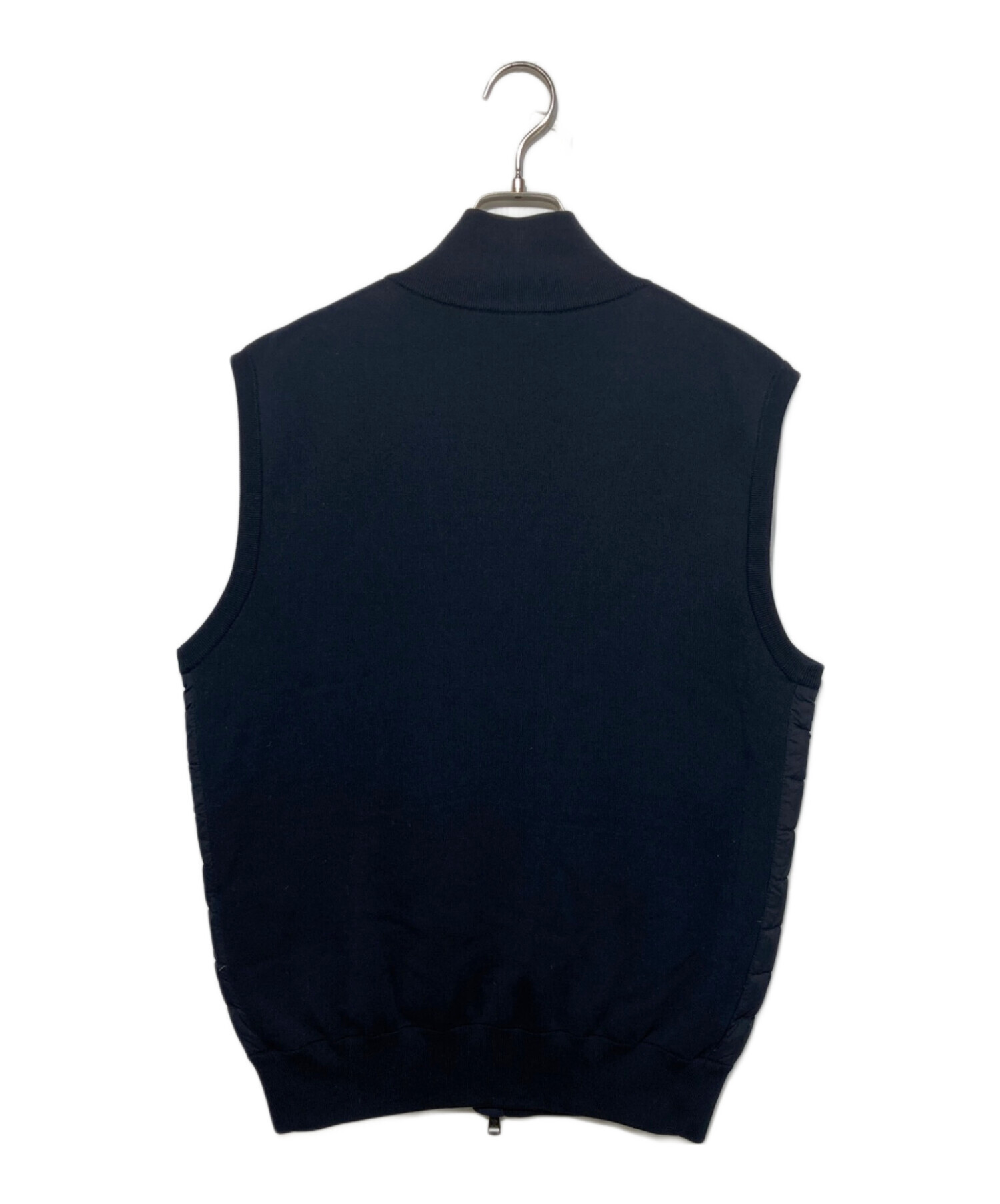 中古・古着通販】MONCLER (モンクレール) ダウンベスト ネイビー