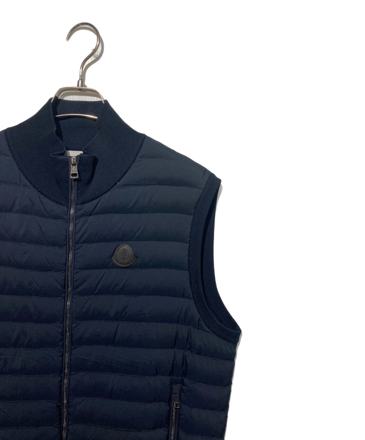 ちゃま！MONCLER モンクレール　ベスト ネイビー 中古・古着通販】MONCLER (モンクレール) ダウンベスト ネイビー