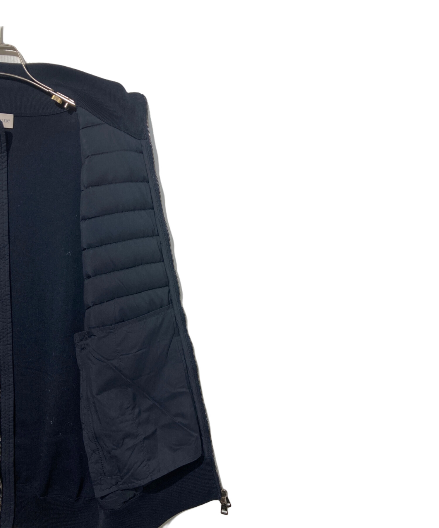 中古・古着通販】MONCLER (モンクレール) ダウンベスト ネイビー