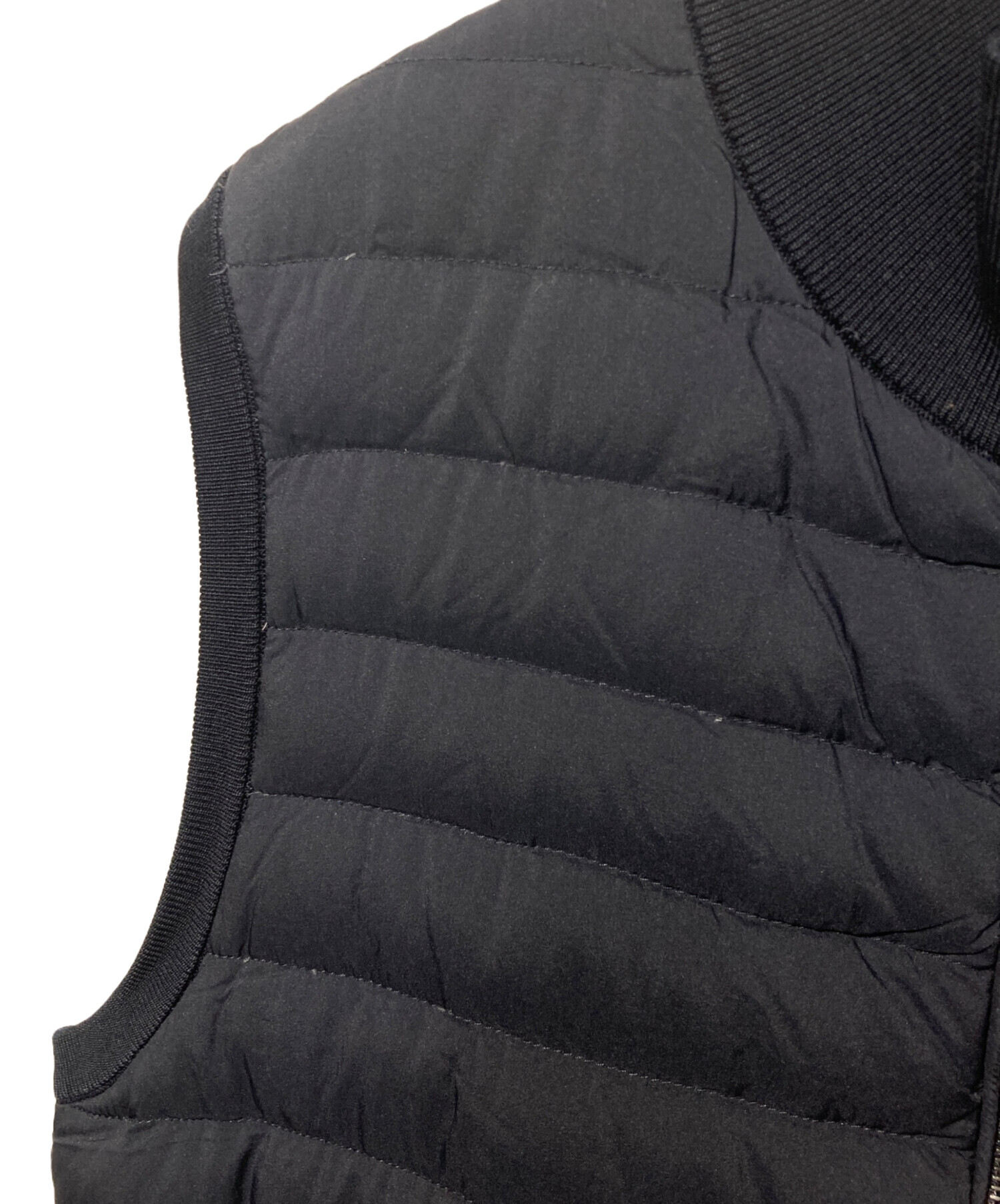中古・古着通販】MONCLER (モンクレール) ダウンベスト ネイビー