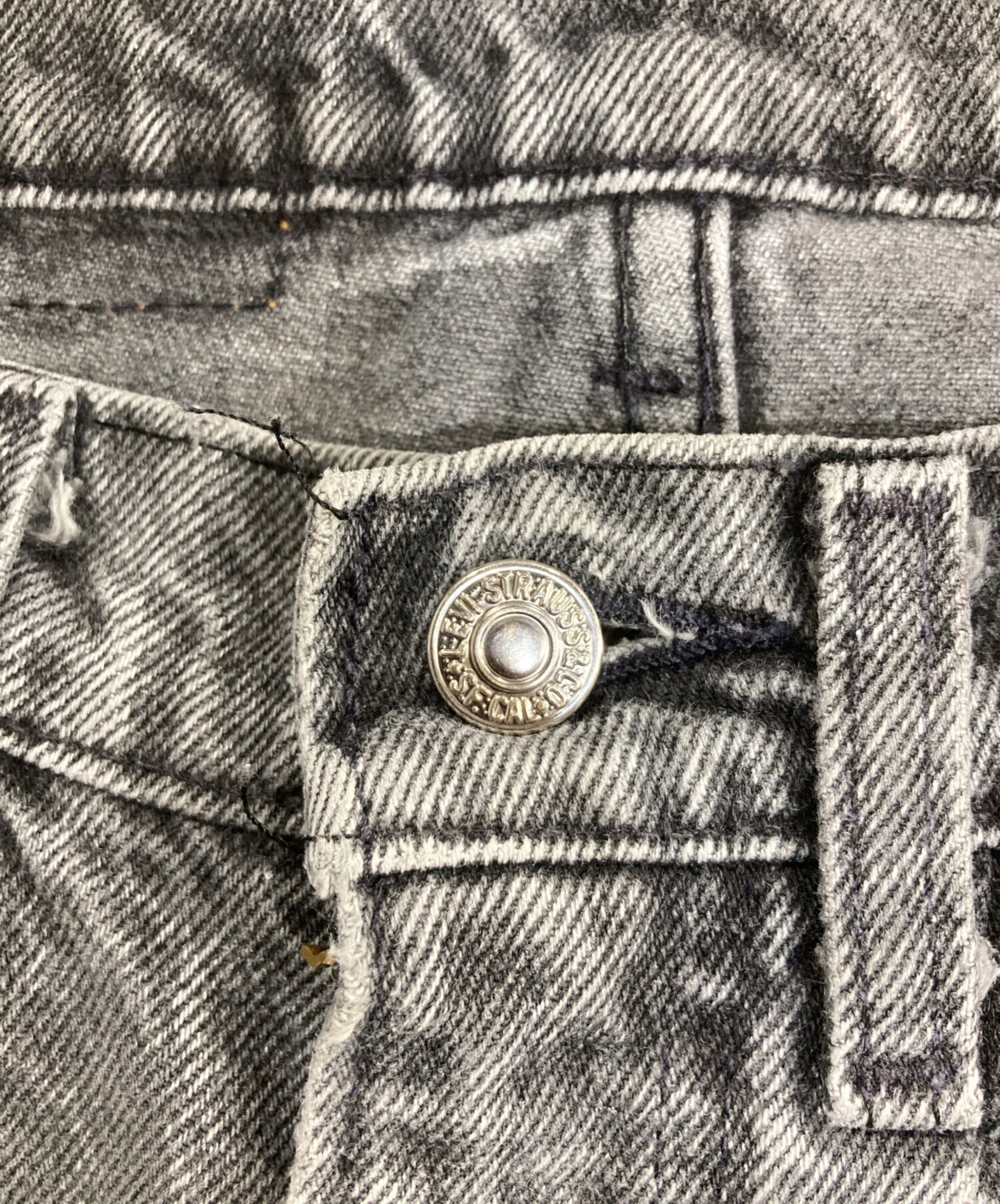 中古・古着通販】LEVI'S (リーバイス) USA製デニムパンツ グレー