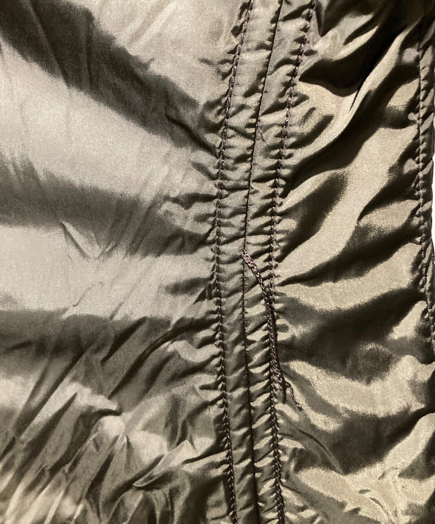 GUCCI ナイロンコート 中古・古着通販】GUCCI (グッチ) ナイロンロングコート オリーブ