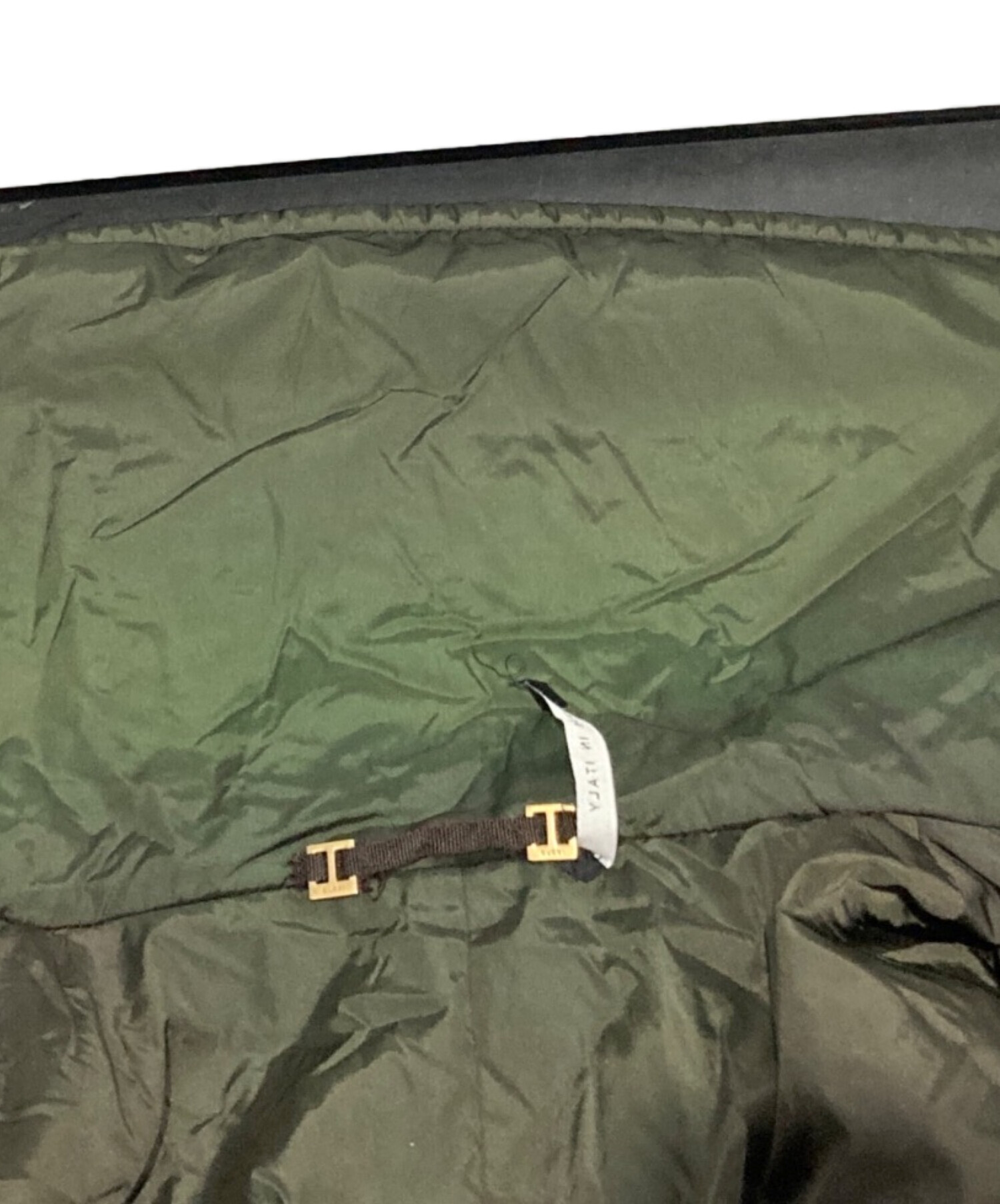 中古・古着通販】GUCCI (グッチ) ナイロンロングコート オリーブ