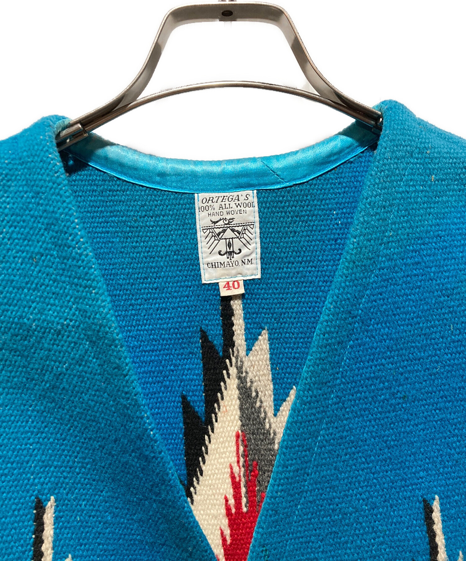 中古・古着通販】ORTEGA's (オルテガ) チマヨベスト スカイブルー