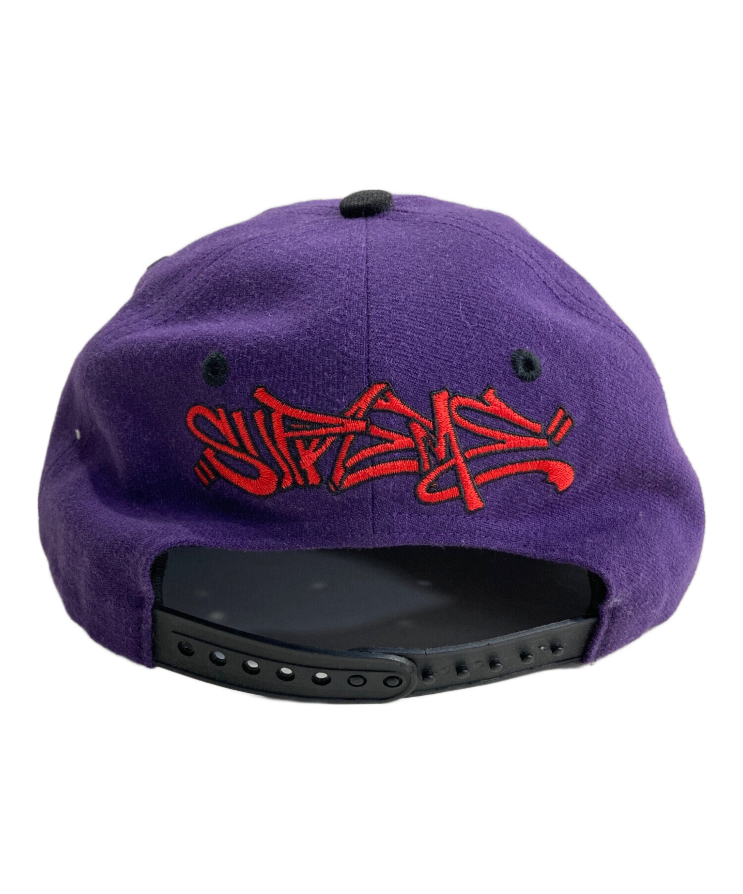 supreme(シュプリーム) トラッパーハット 紫 パープル 帽子 中古・古着通販】Supreme (シュプリーム) crown band nylon 6 paneL
