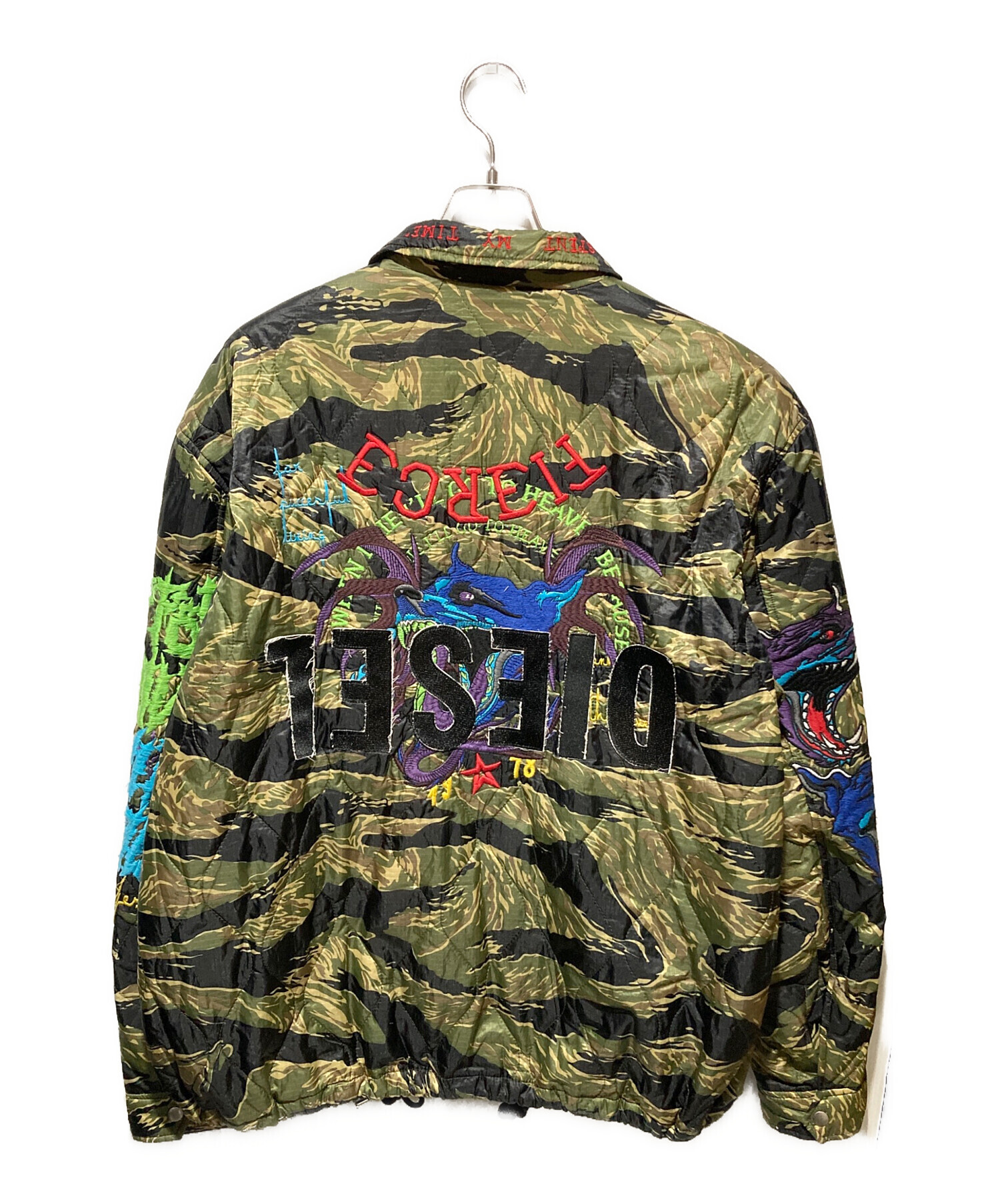 中古・古着通販】DIESEL (ディーゼル) 迷彩柄キルティングジャケット 