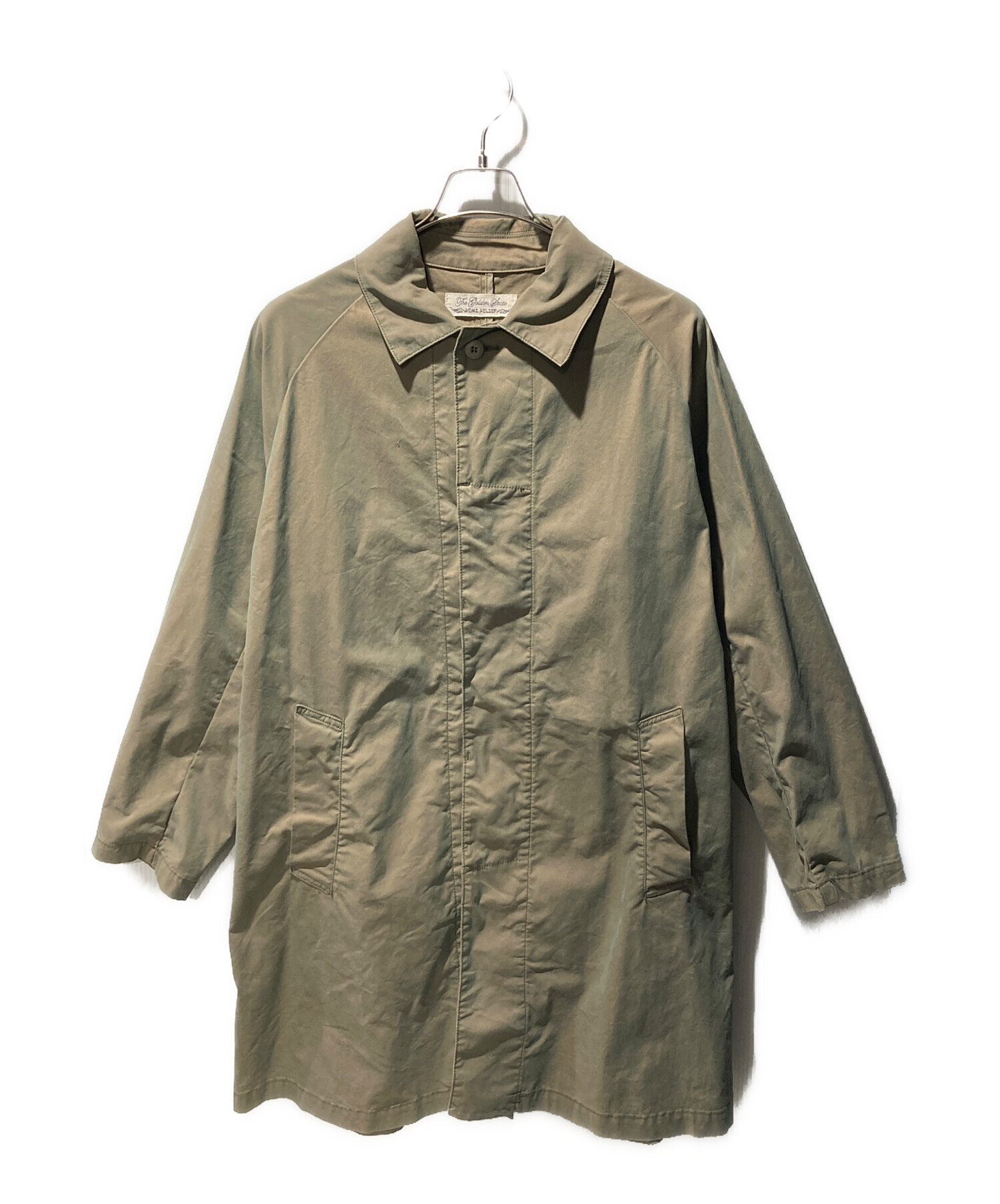 中古・古着通販】REMI RELIEF (レミレリーフ) ステンカラーコート 玉虫