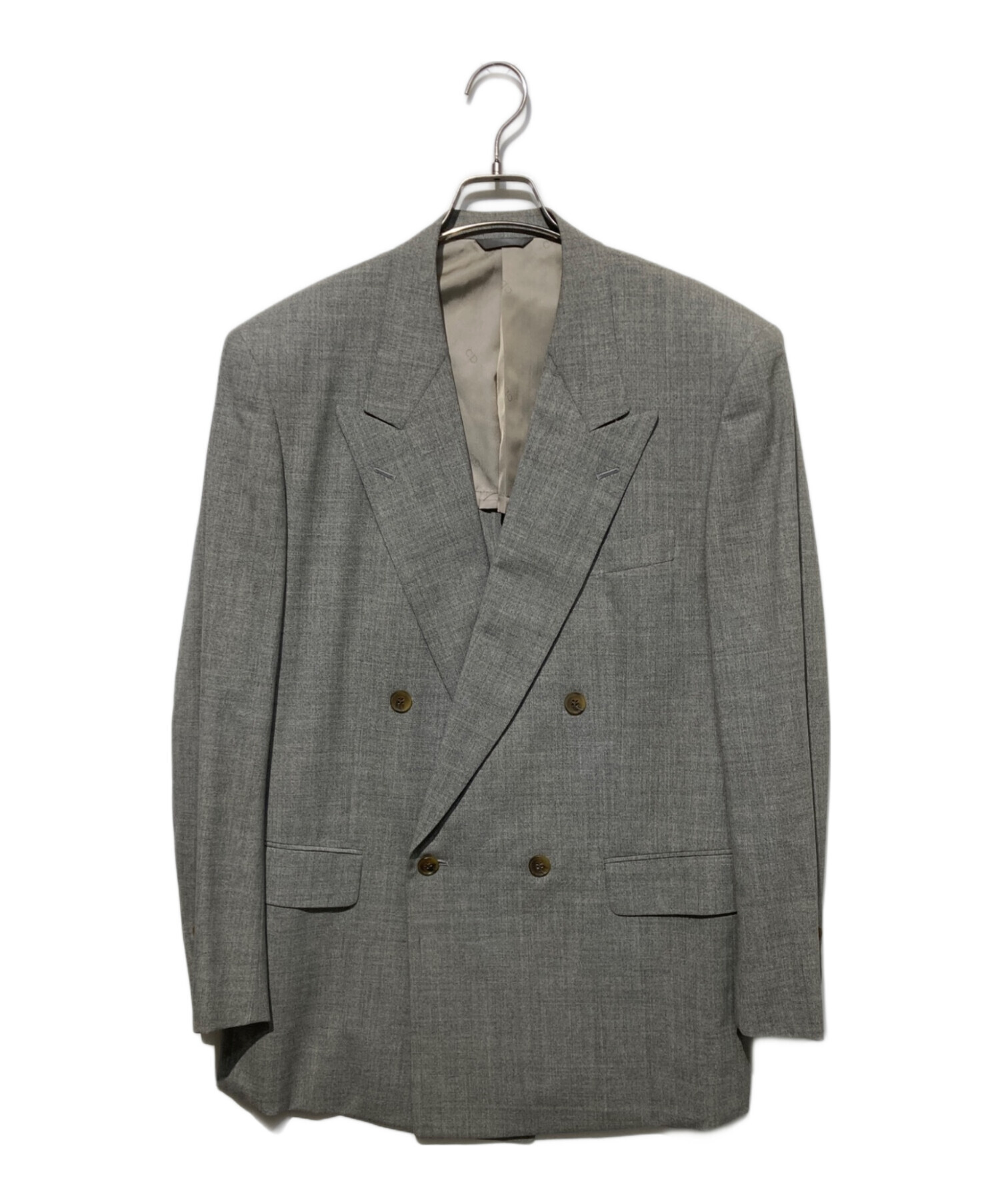 【一点物】 クリスチャンディオールムッシュ スーツ セットアップ A5　グレー 中古・古着通販】Christian Dior MONSIEUR (クリスチャンディオール