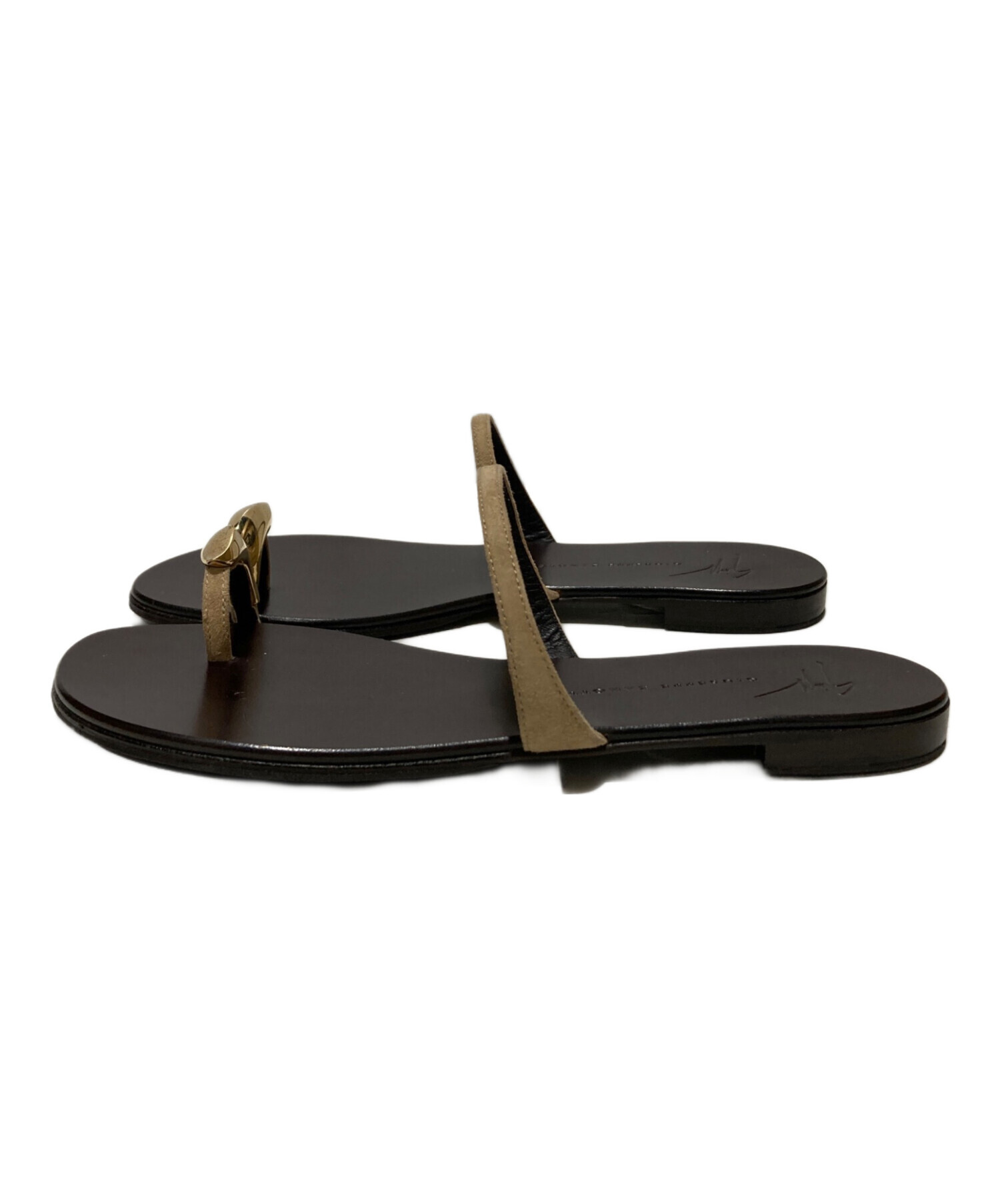 新品【ジュゼッペザノッティ】サンダル サイズ37 ミュール ブラック 黒