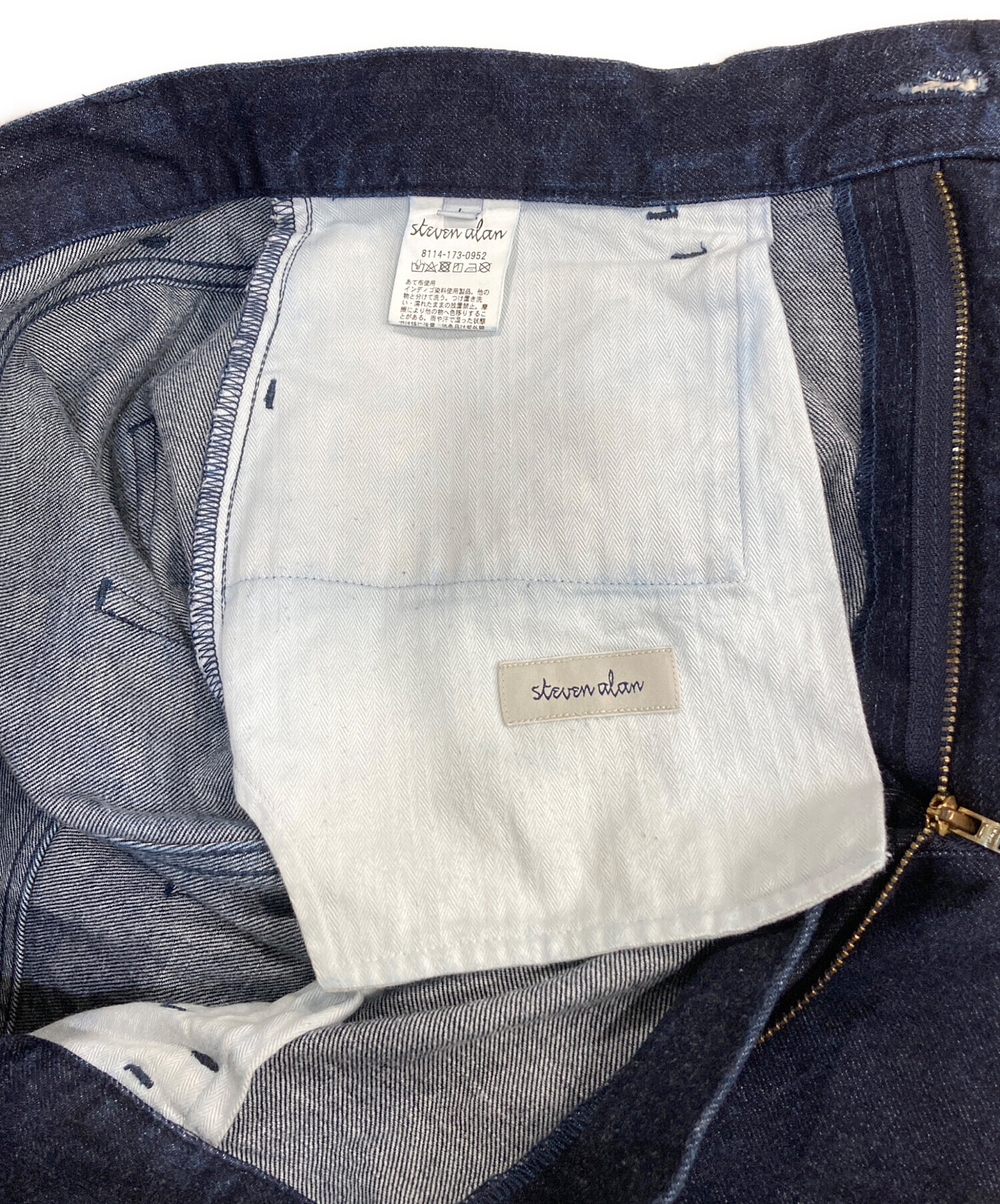 中古・古着通販】STEVEN ALAN (スティーブンアラン) 12oz DENIM 5P 中古・古着通販】STEVEN ALAN (スティーブンアラン) 12oz DENIM 5P
