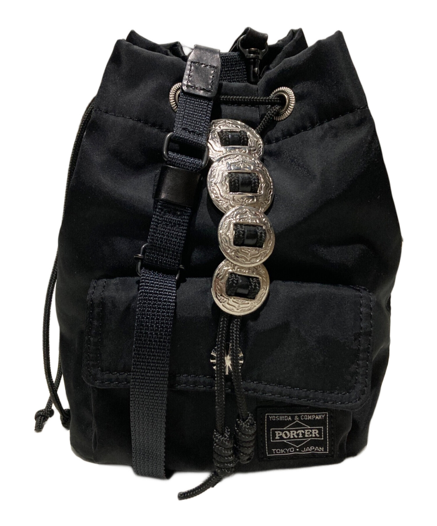 専用】TOGA ×Porter String bag ストリングバッグ 黒 【公式通販】