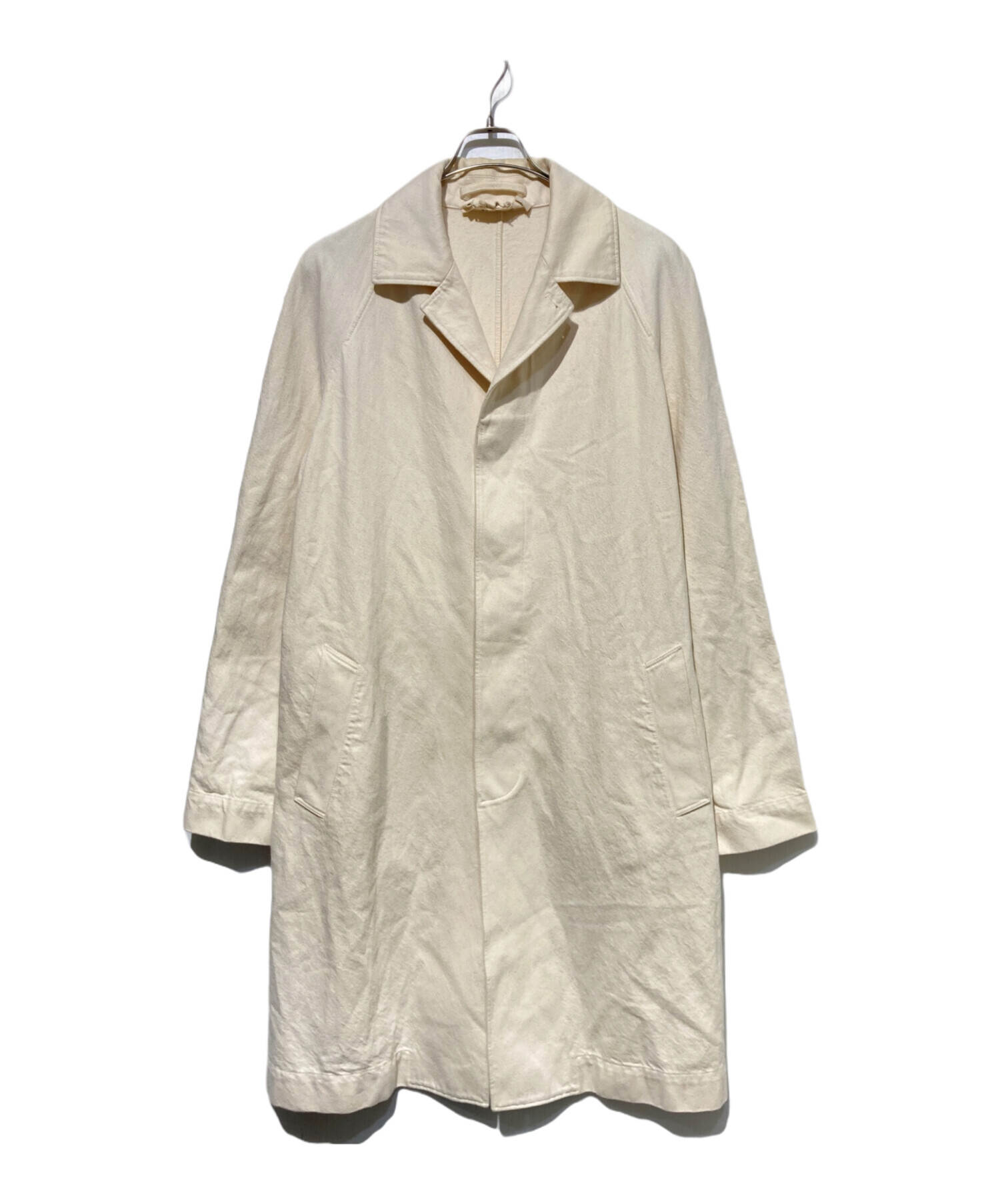 中古・古着通販】MARNI (マルニ) ステンカラーコート ベージュ サイズ