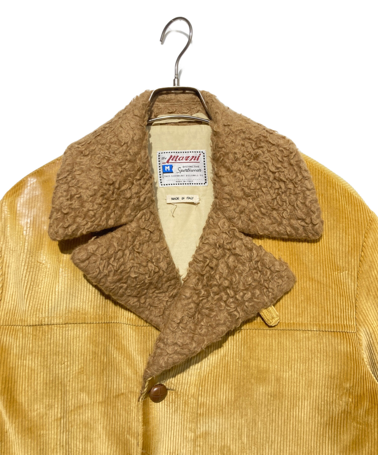中古・古着通販】MARNI (マルニ) コーデュロイジャケット イエロー 