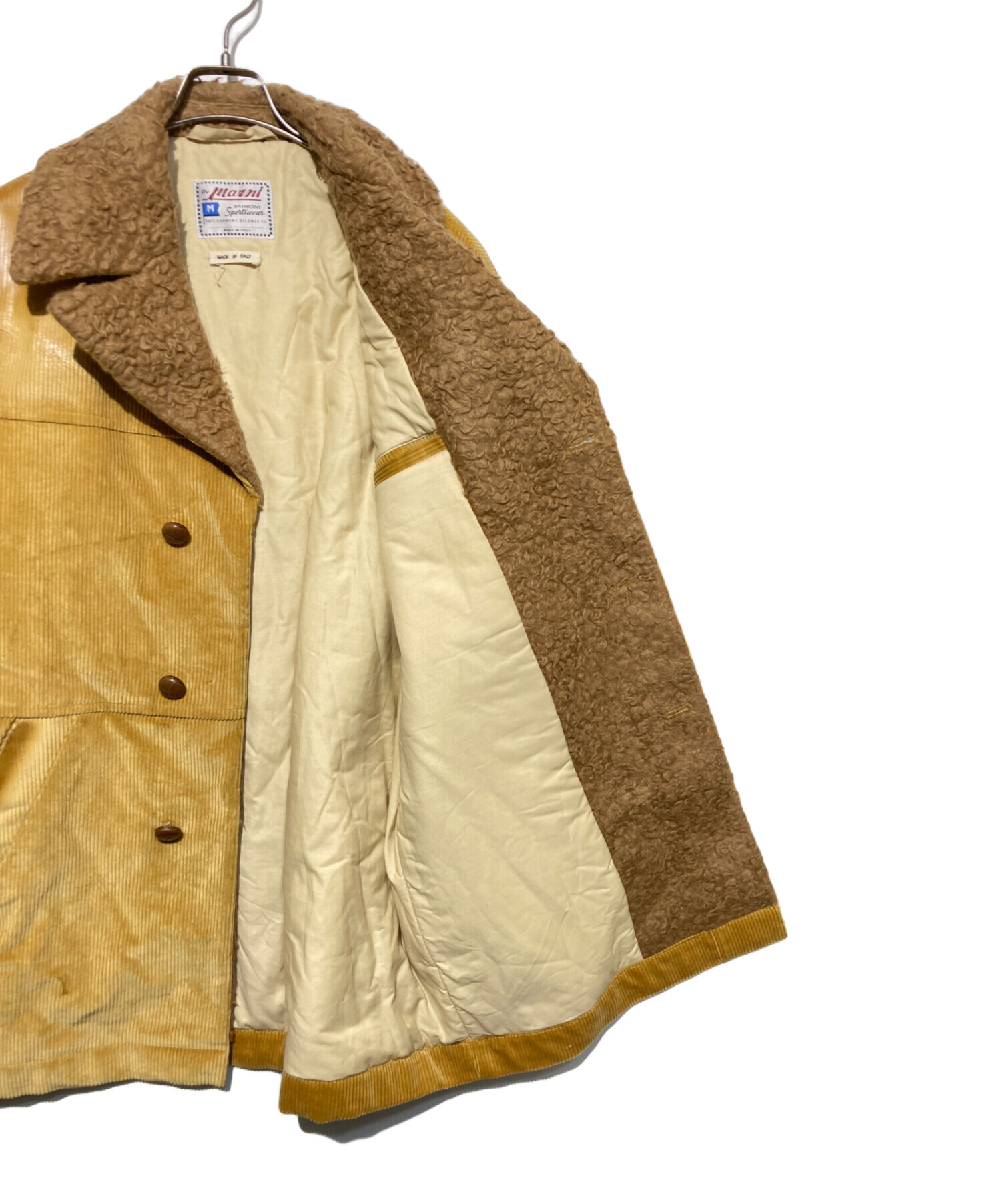中古・古着通販】MARNI (マルニ) コーデュロイジャケット イエロー 