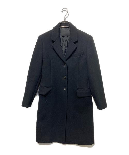 中古・古着通販】PRADA (プラダ) チェスターコート ブラック サイズ:38