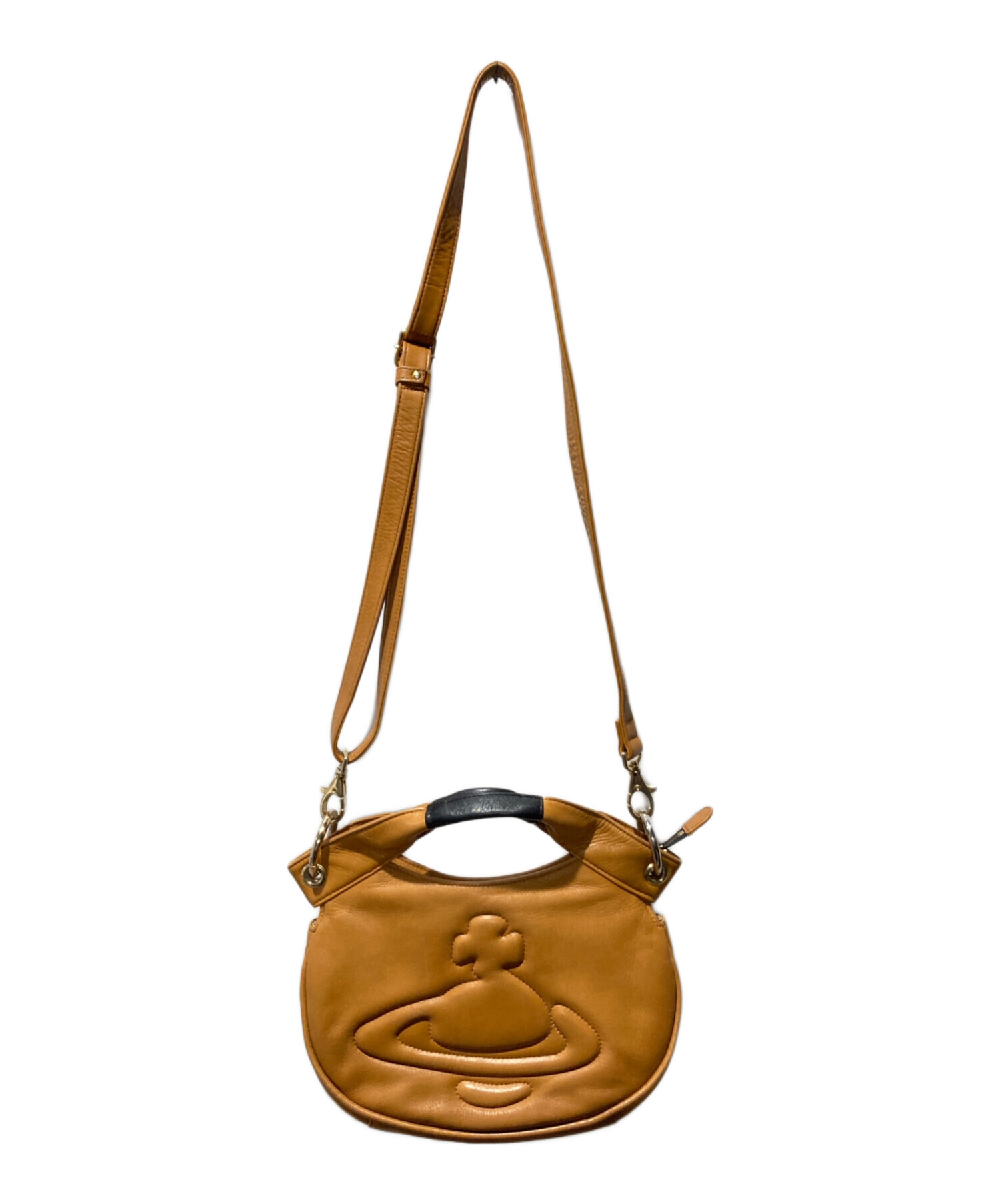 レア♪ヴィヴィアンウエストウッド　ショルダーバッグ　2way レザー　オーブ Vivienne Westwood（ヴィヴィアンウエストウッド） 並行輸入品