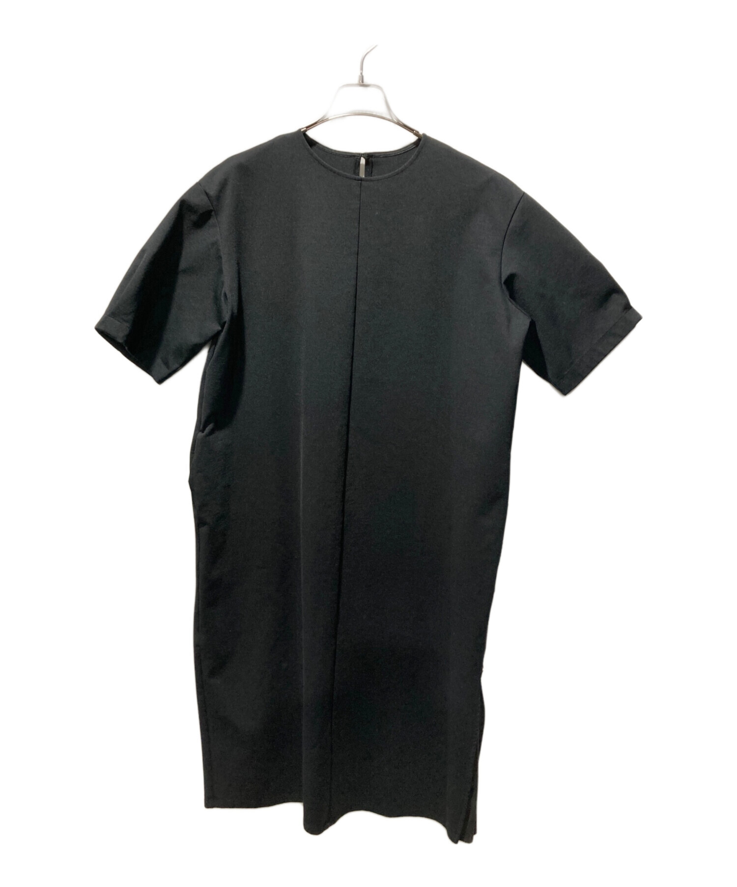 CBクレストブリッジ ストレッチポンチコクーンワンピース 黒S ブルーレーベル 中古・古着通販】BLACK LABEL CRESTBRIDGE (ブラックレーベル クレスト