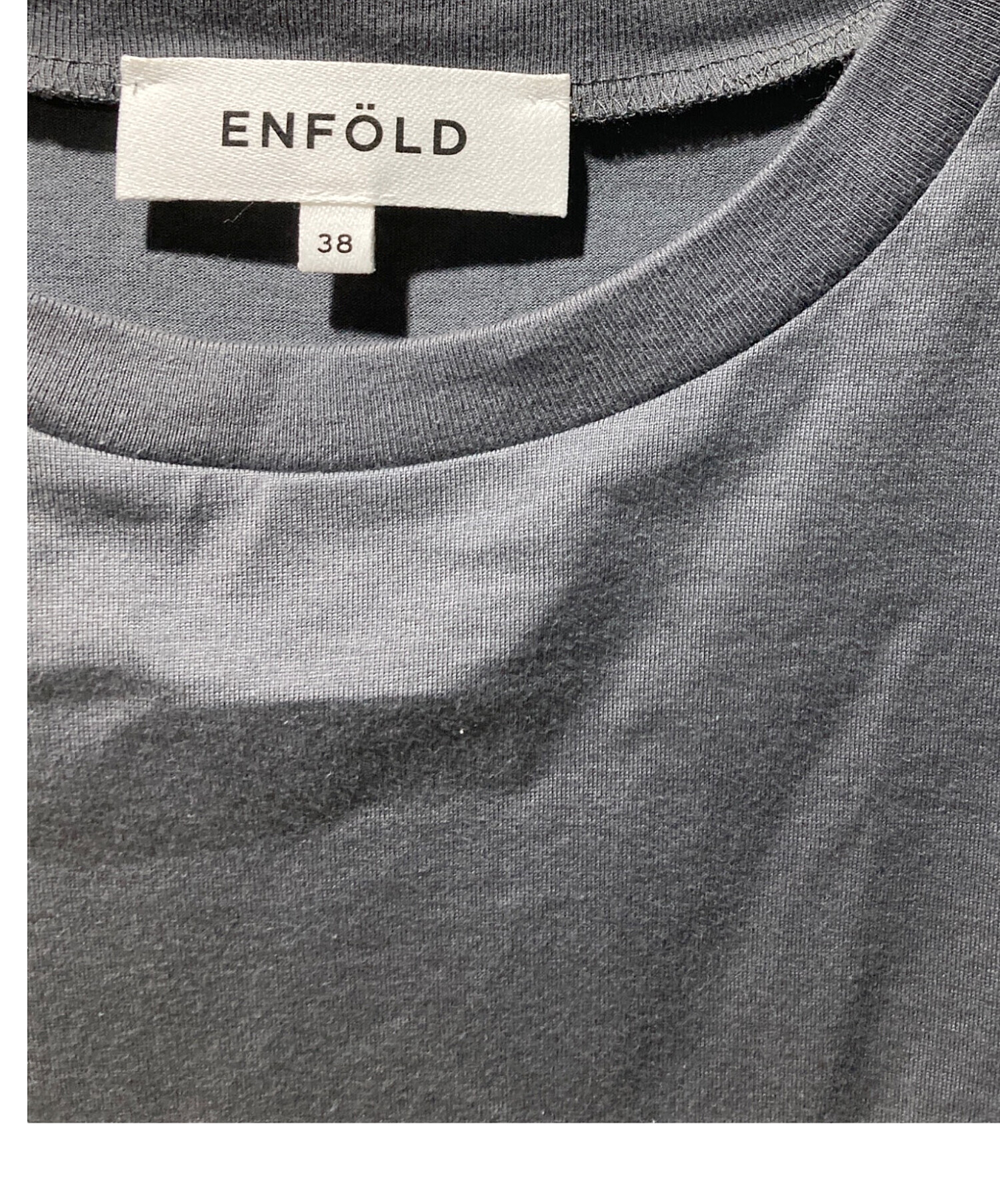 中古・古着通販】ENFOLD (エンフォルド) PIN-TUCK T-SHIRT Tシャツ
