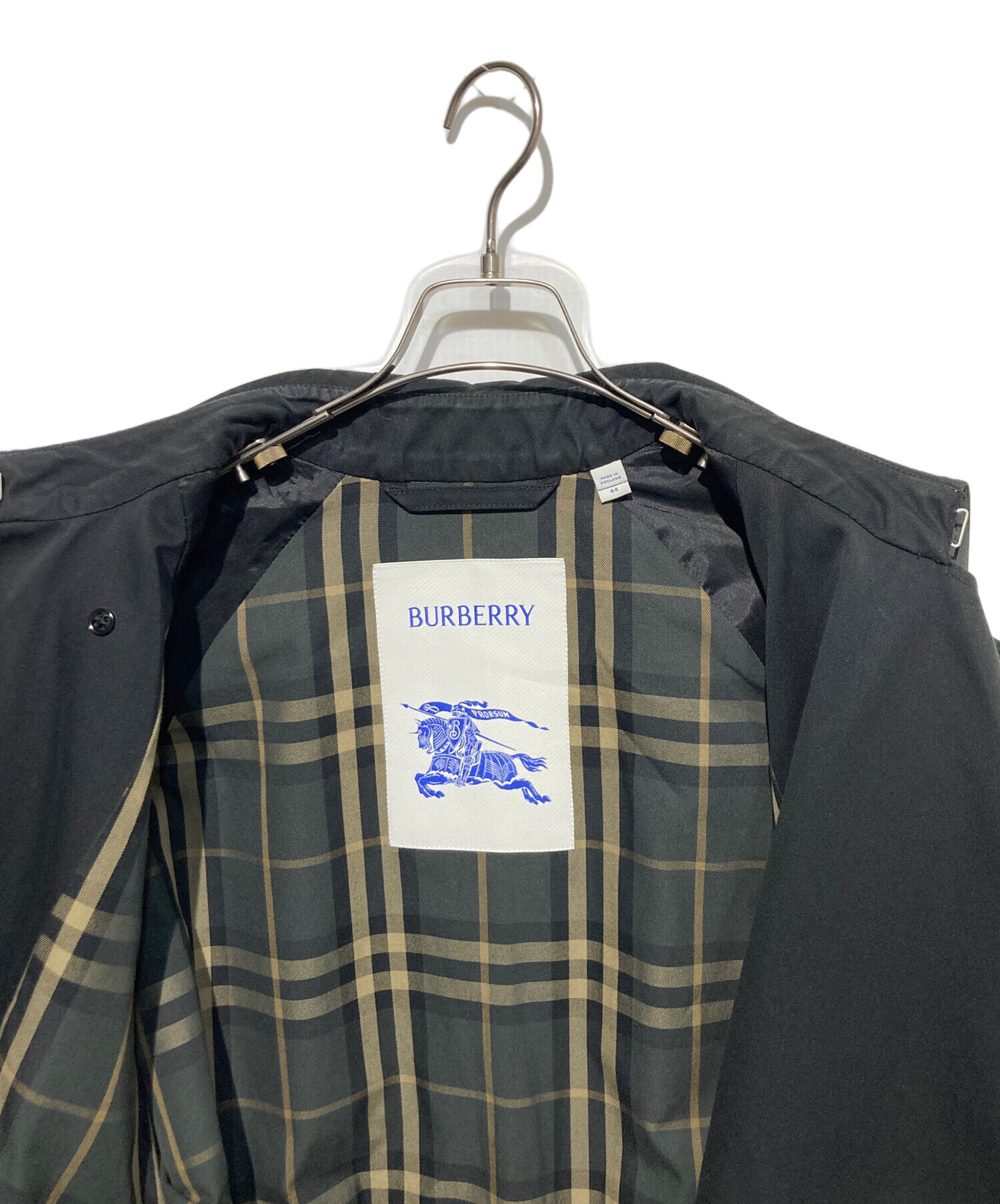 SALE中！！BURBERRY【未使用タグ付】ギャバジンコート ロング ギャバジン チェストウッド トレンチコート (クレイブラウン