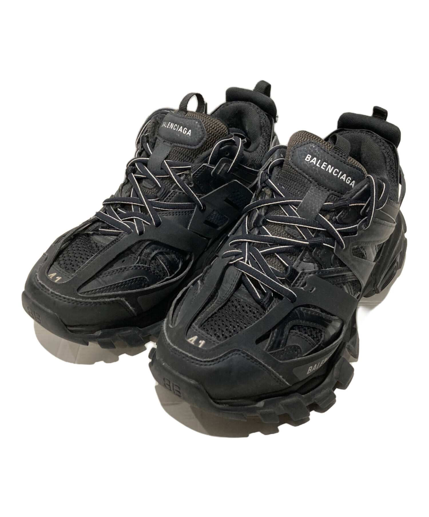 中古・古着通販】BALENCIAGA (バレンシアガ) Track ブラック サイズ:41