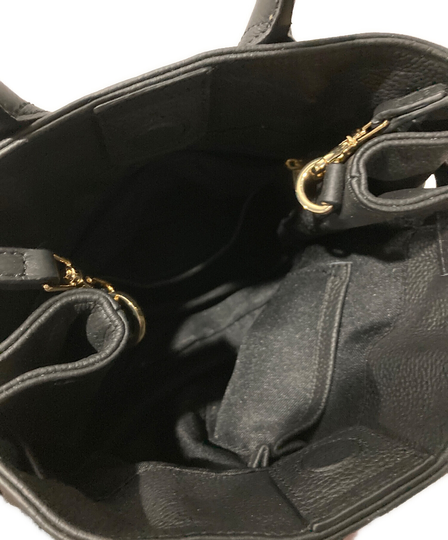 中古・古着通販】ROPE (ロペ) リアルレザー ナローベルト トートバッグ