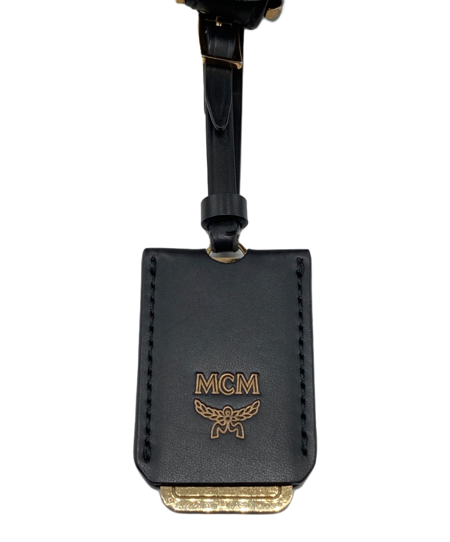 中古・古着通販】MCM (エムシーエム) スタッズショルダーバッグ 