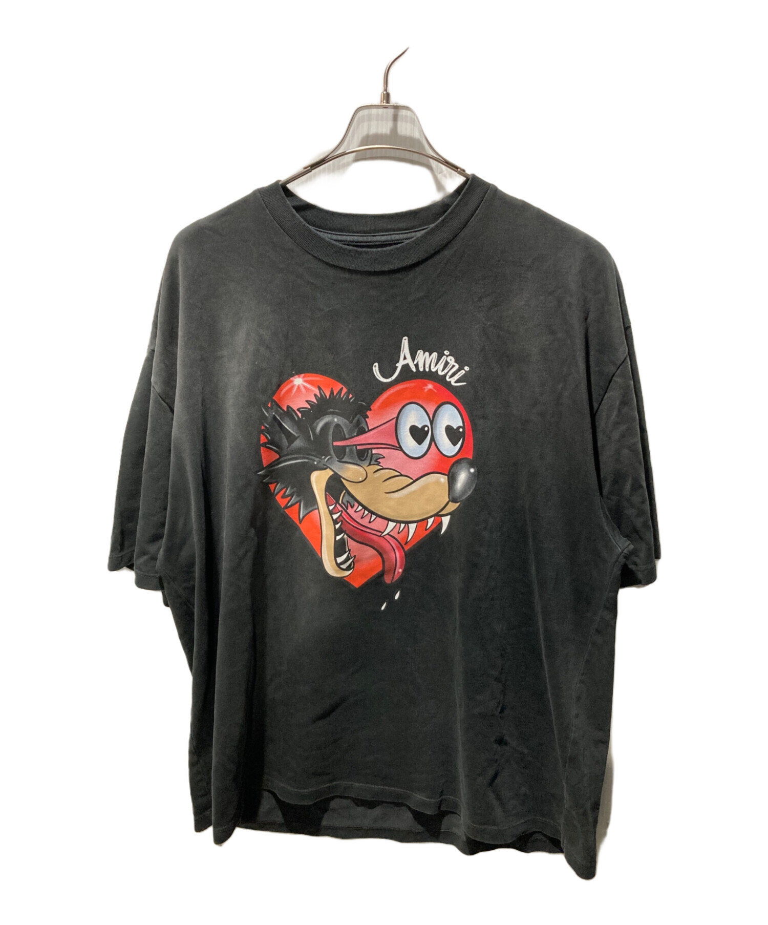 アミリ  オーバーサイズMAロゴTシャツ 中古 FK04 中古・古着通販】AMIRI (アミリ) HOPELESS ROMANTIC OS TEE ブラック