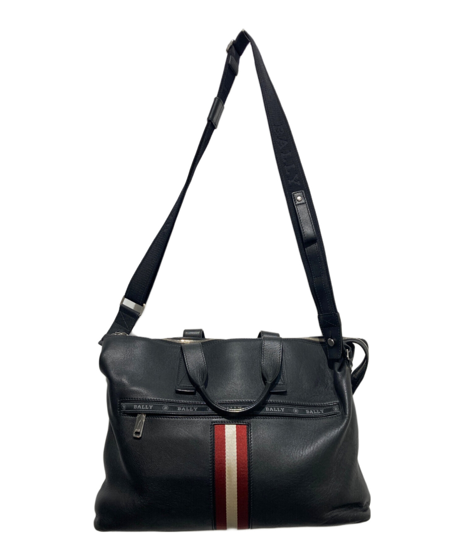 中古・古着通販】BALLY (バリー) レザービジネスバッグ ブラック 