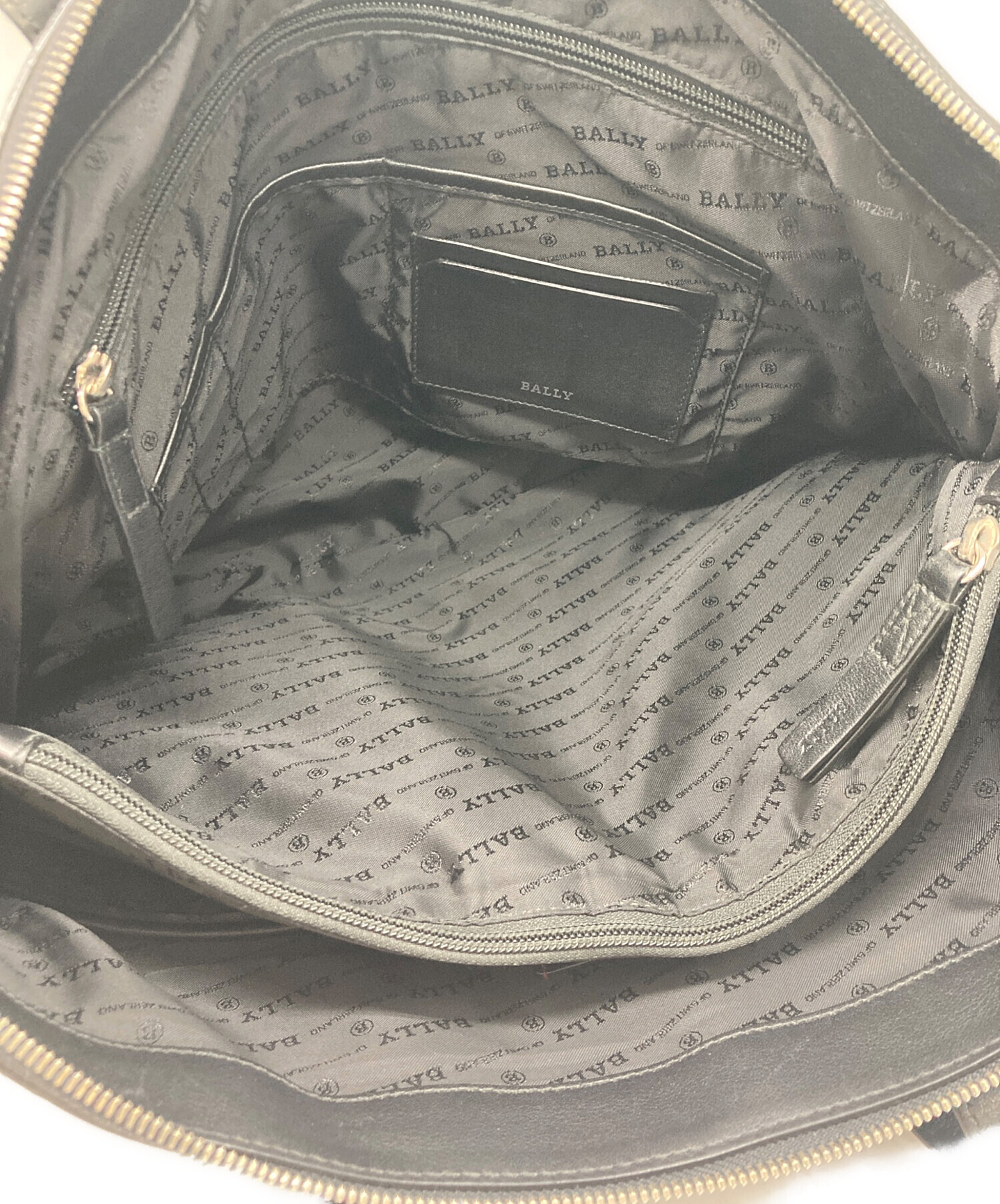 中古・古着通販】BALLY (バリー) レザービジネスバッグ ブラック 