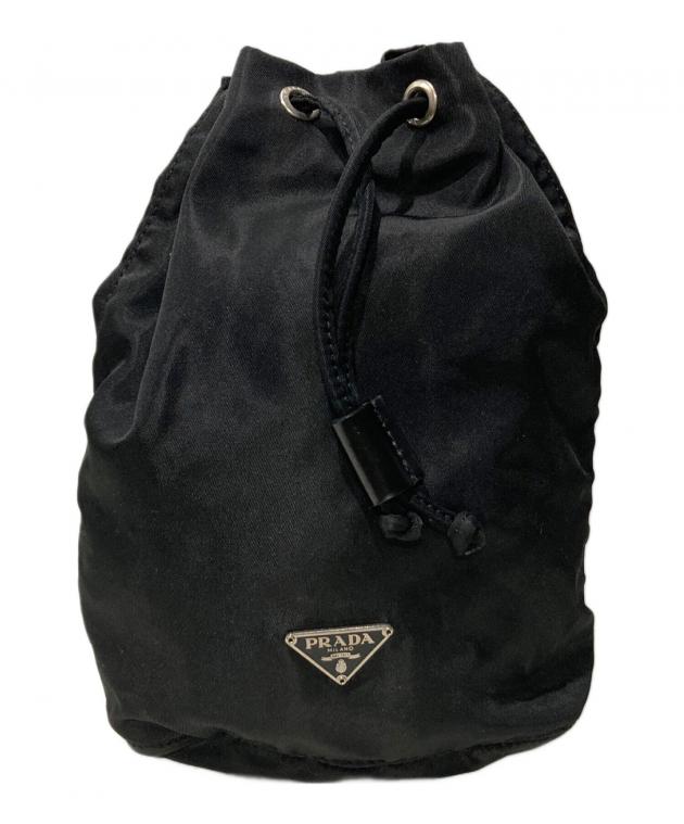 中古・古着通販】PRADA (プラダ) 巾着バッグ ブラック｜ブランド・古着