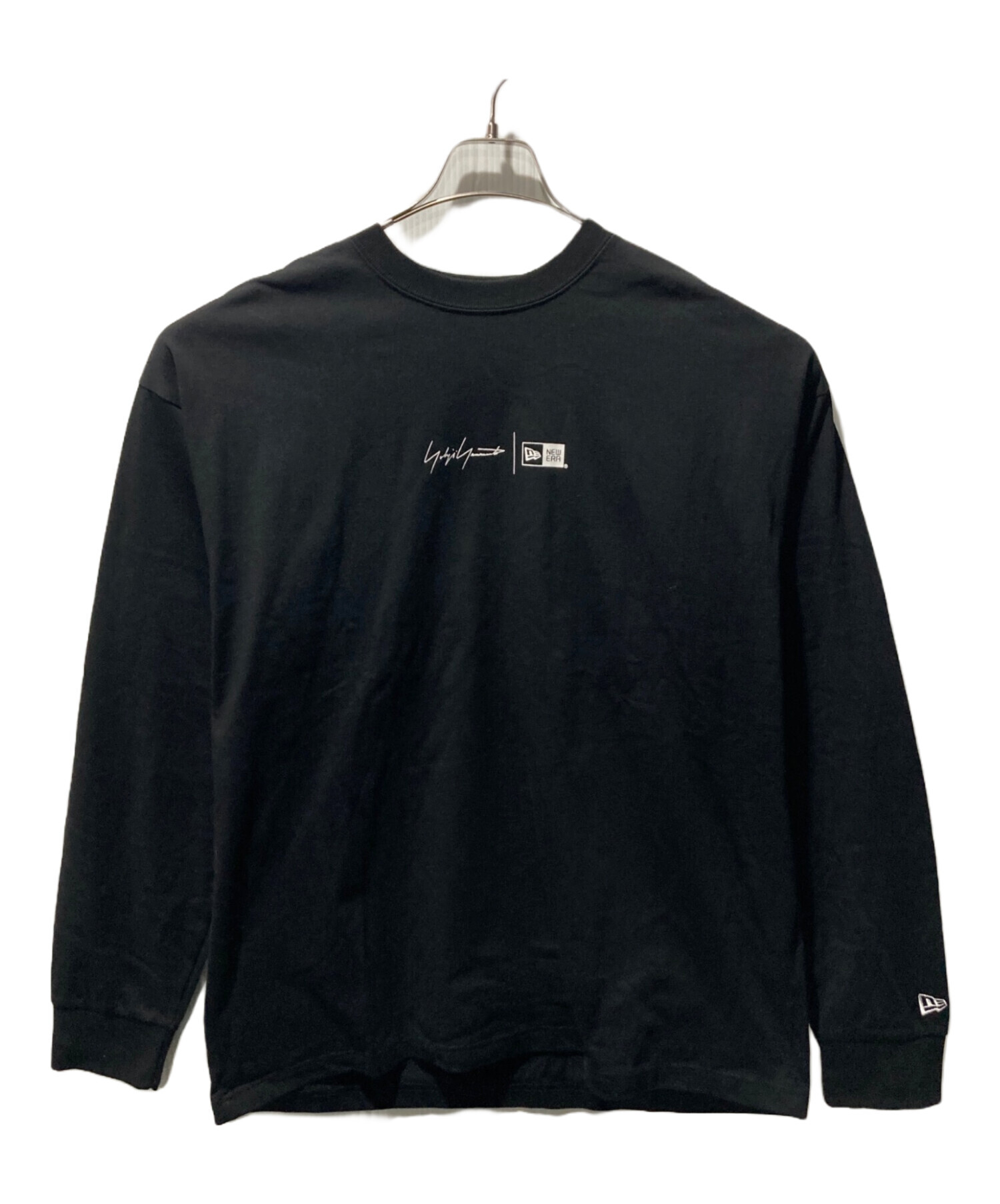 NEW ERA ヨウジヤマモトコラボブラック 長袖カットソー 花柄 NEW ERA ヨウジヤマモトコラボブラック 長袖カットソー 花柄 Yohji