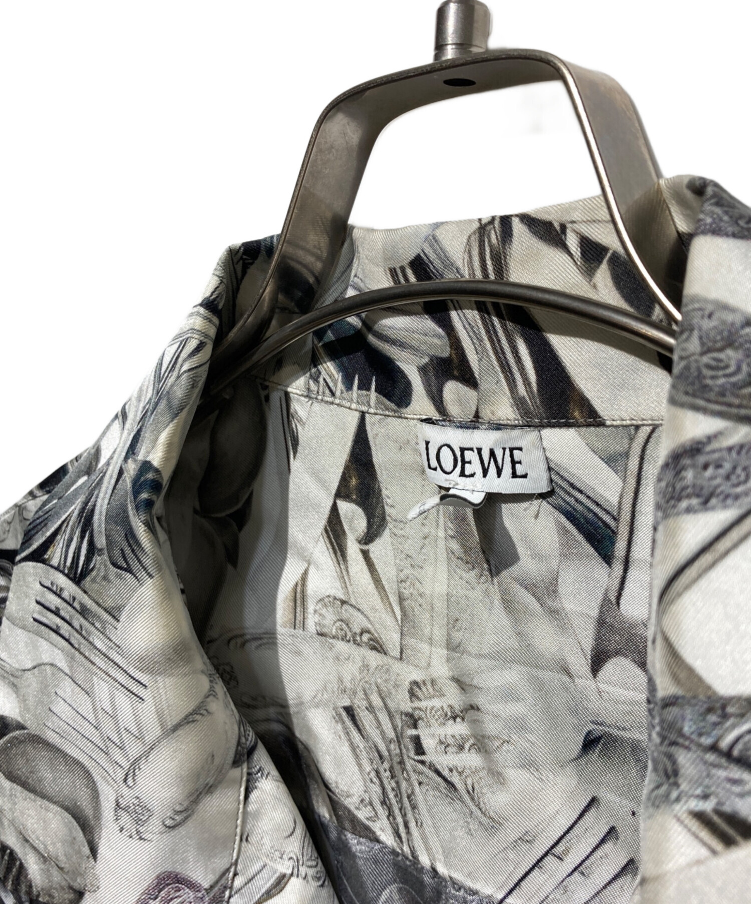 中古・古着通販】LOEWE (ロエベ) カトラリープリントシャツ グレー