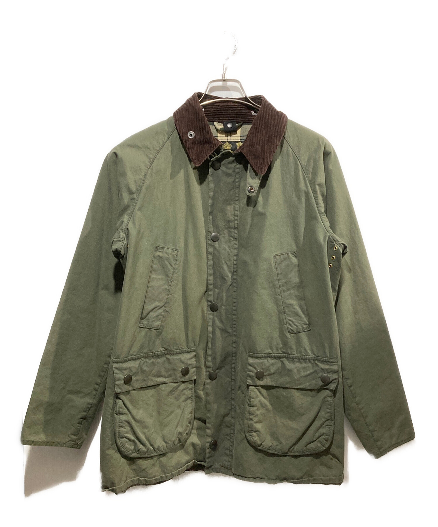最終値下げ：BarbouビデイルSLオイルドジャケット38 カーキ 中古・古着通販】Barbour (バブアー) SL BEDEALE オイルドジャケット