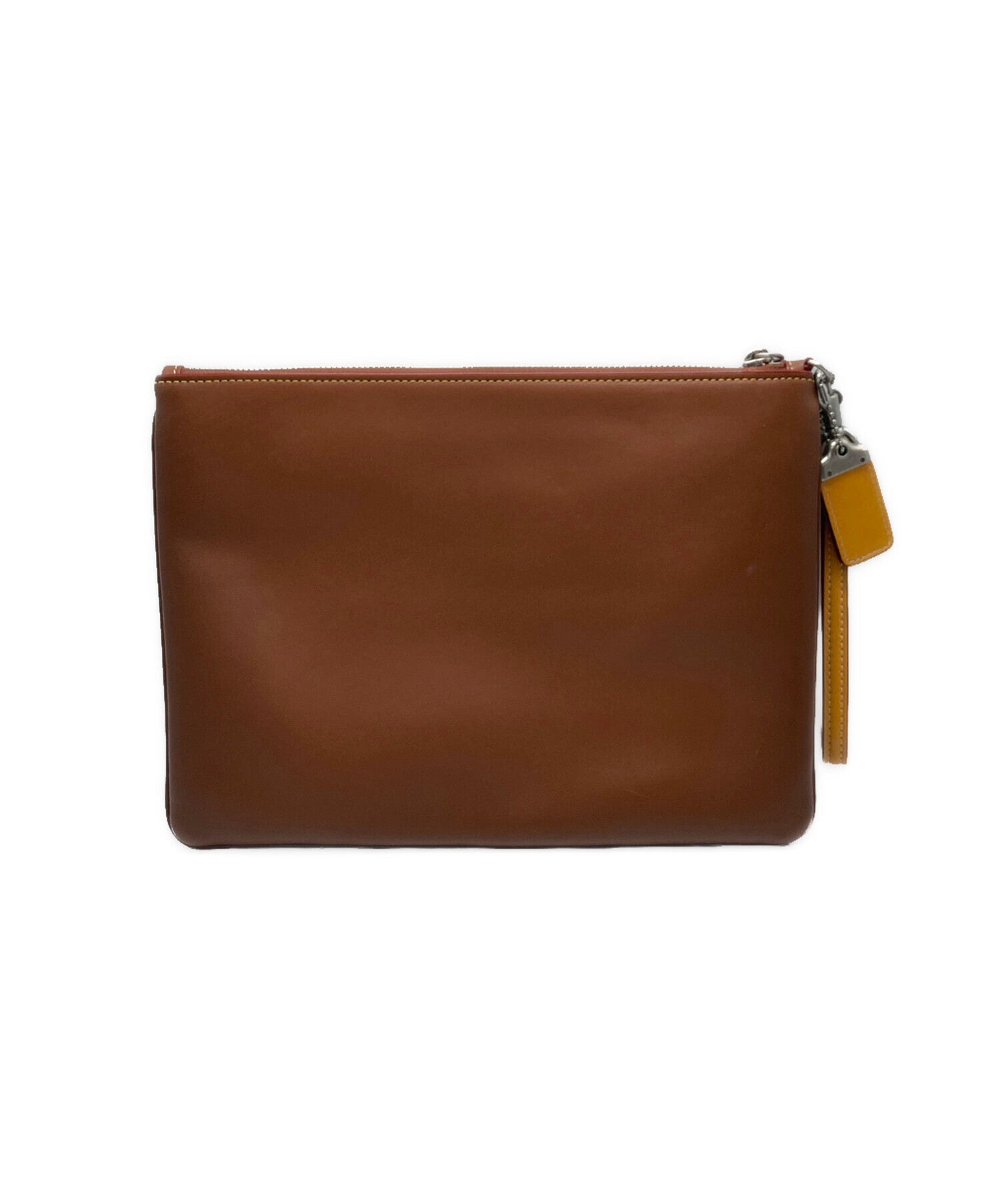 中古・古着通販】COACH (コーチ) クラッチバッグ ブラウン｜ブランド