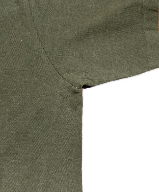中古・古着通販】stussy (ステューシー) USA製Tシャツ カーキ サイズ:L