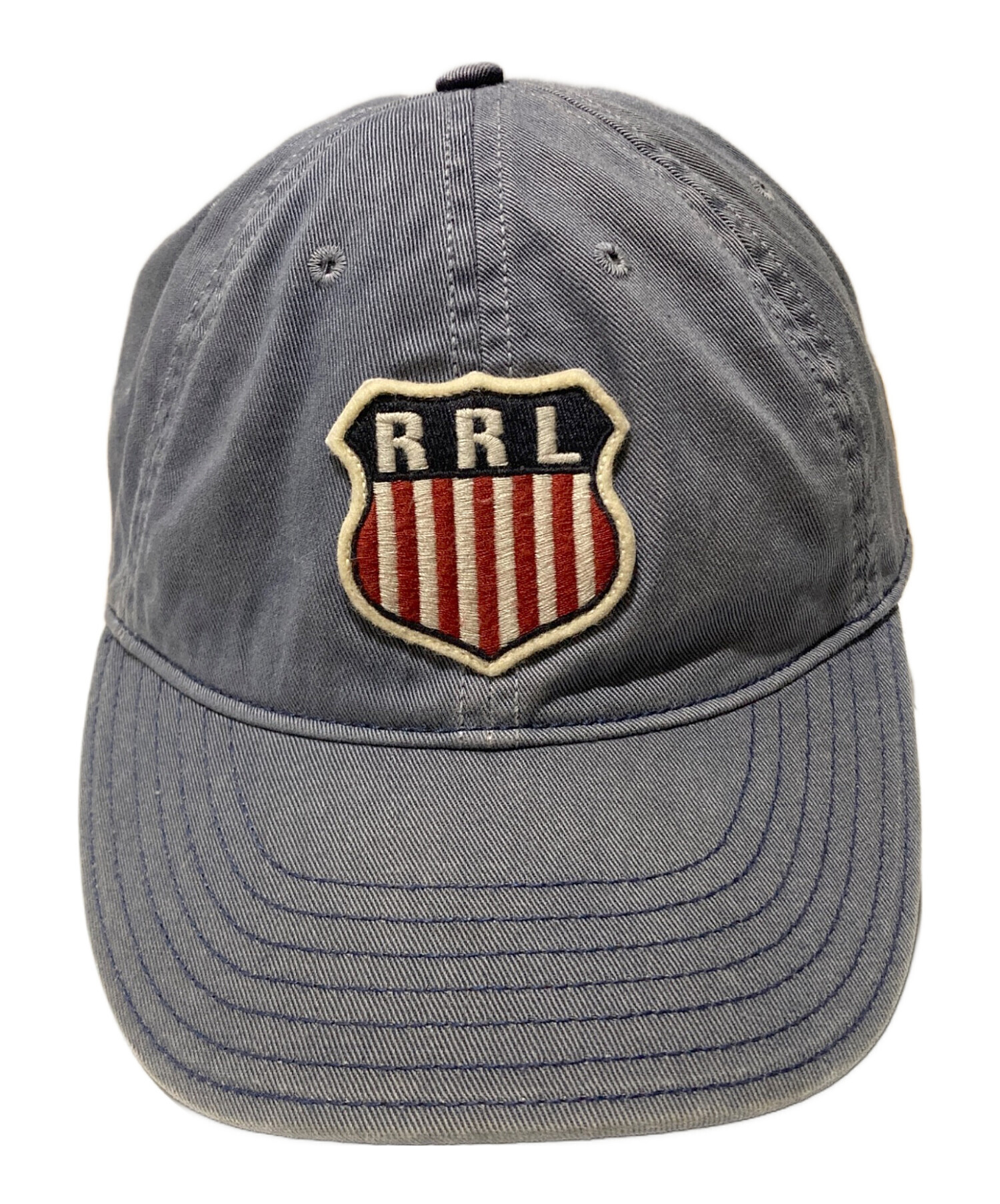 中古・古着通販】RRL (ダブルアールエル) シールドロゴツイルキャップ