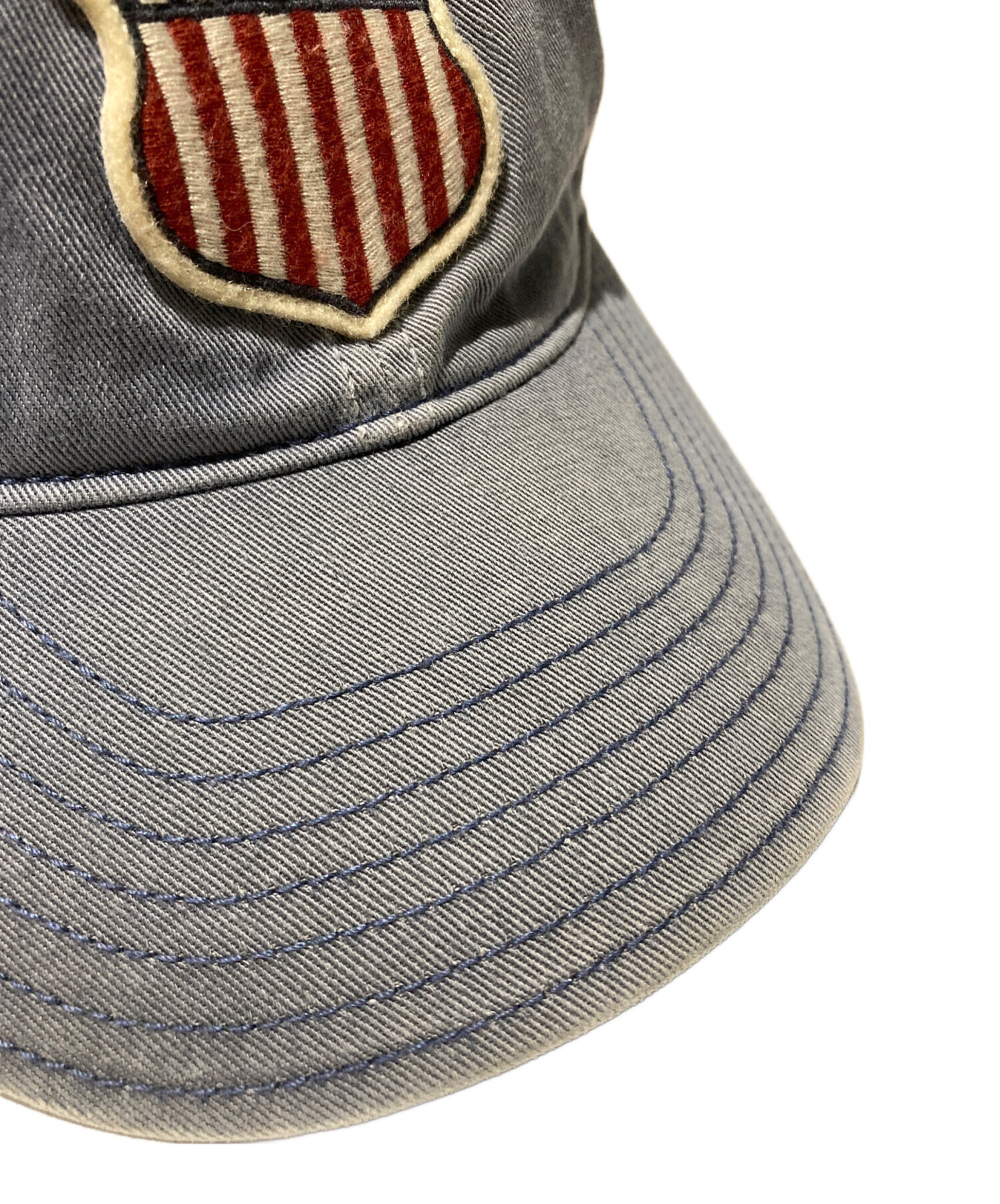 中古・古着通販】RRL (ダブルアールエル) シールドロゴツイルキャップ