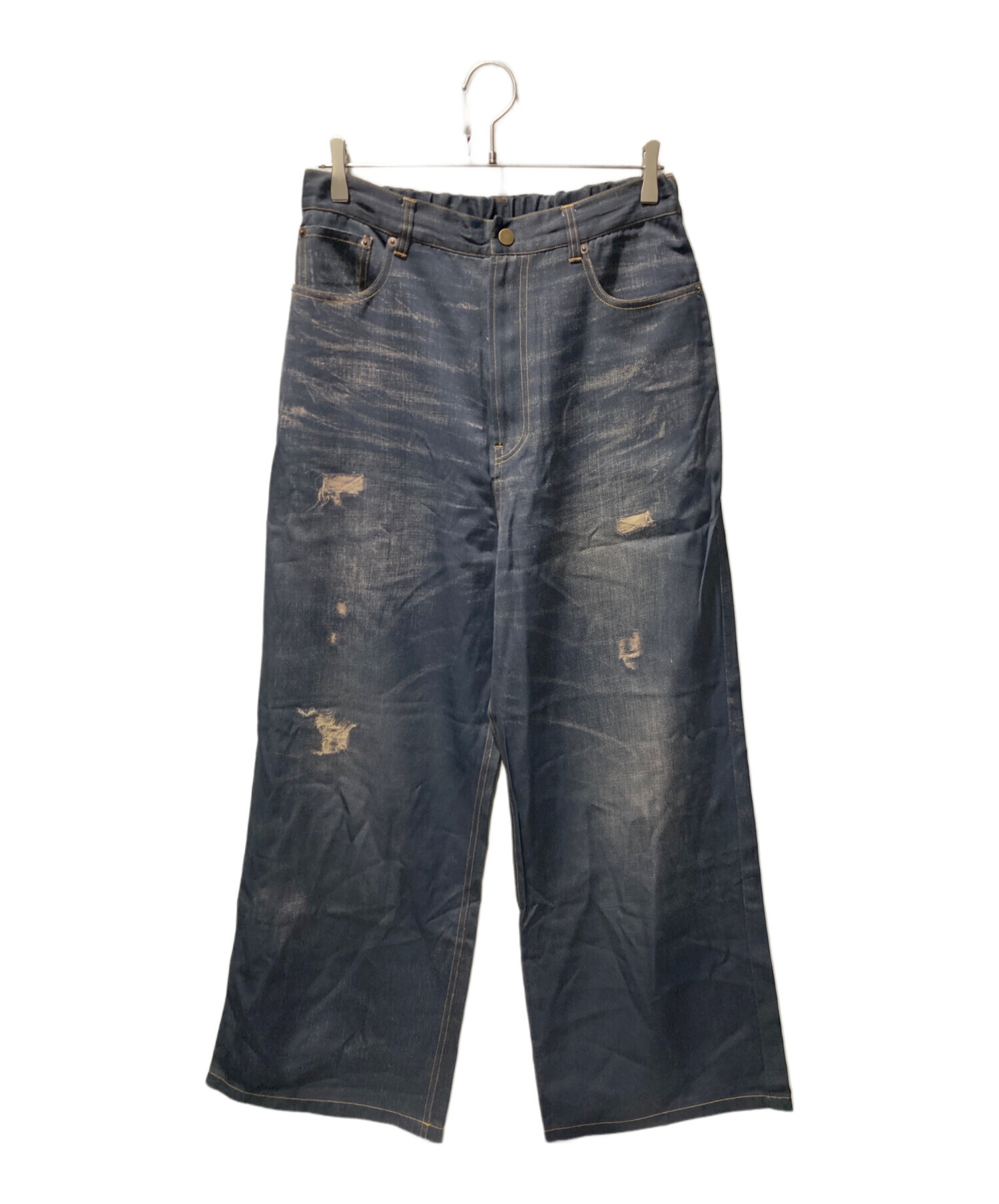 MB ULTIMATE FABRIC トロンプルイユワイドデニム MB ULTIMATE FABRIC トロンプルイユワイドデニムパンツ | MB